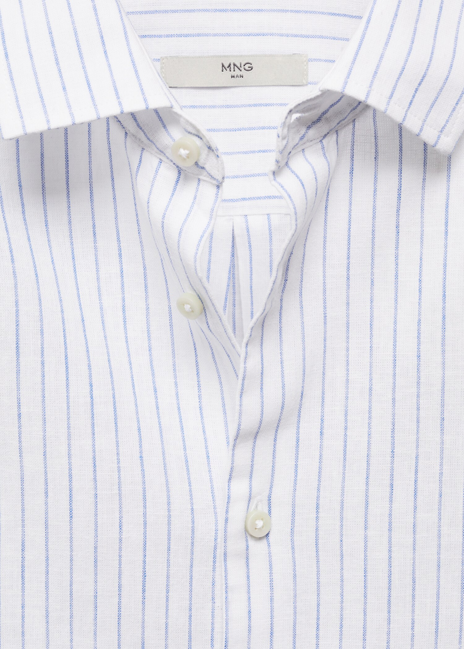 Chemise regular-fit lin rayures - Détail de l'article 8