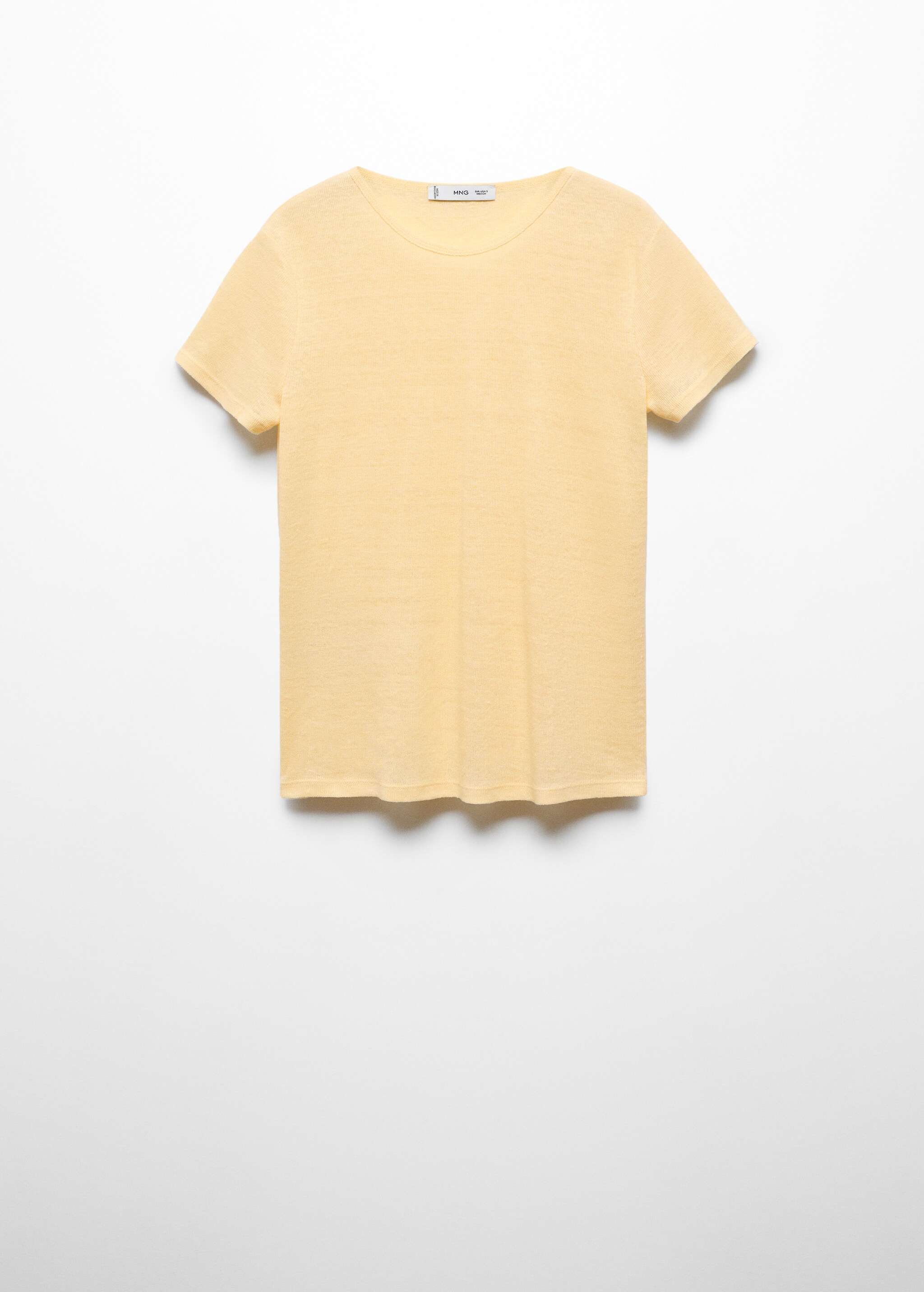 Camiseta lino manga corta - Artículo sin modelo