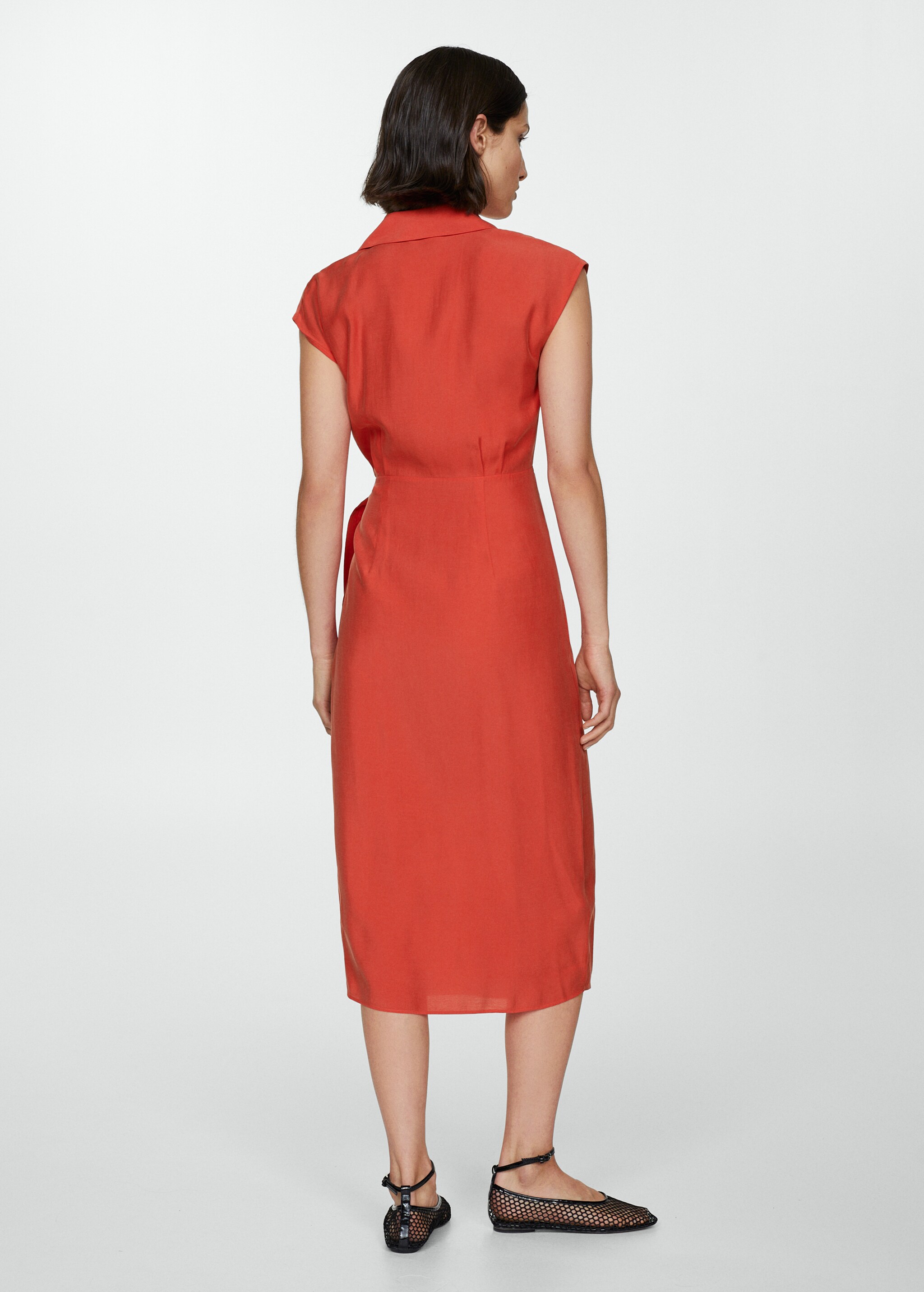 Bow modal dress - Reverse of the article