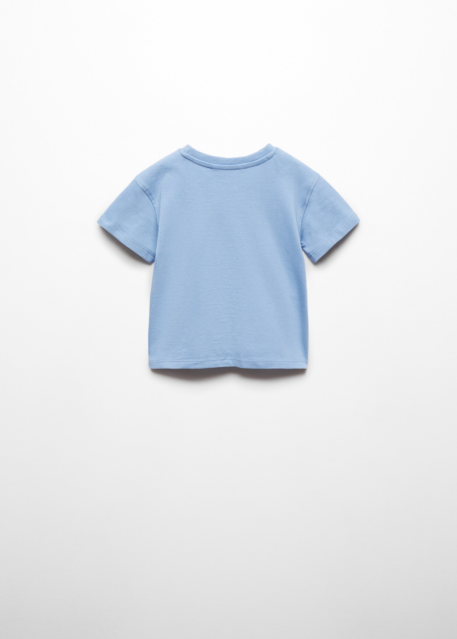 Printed cotton-blend T-shirt - Reverse of the article