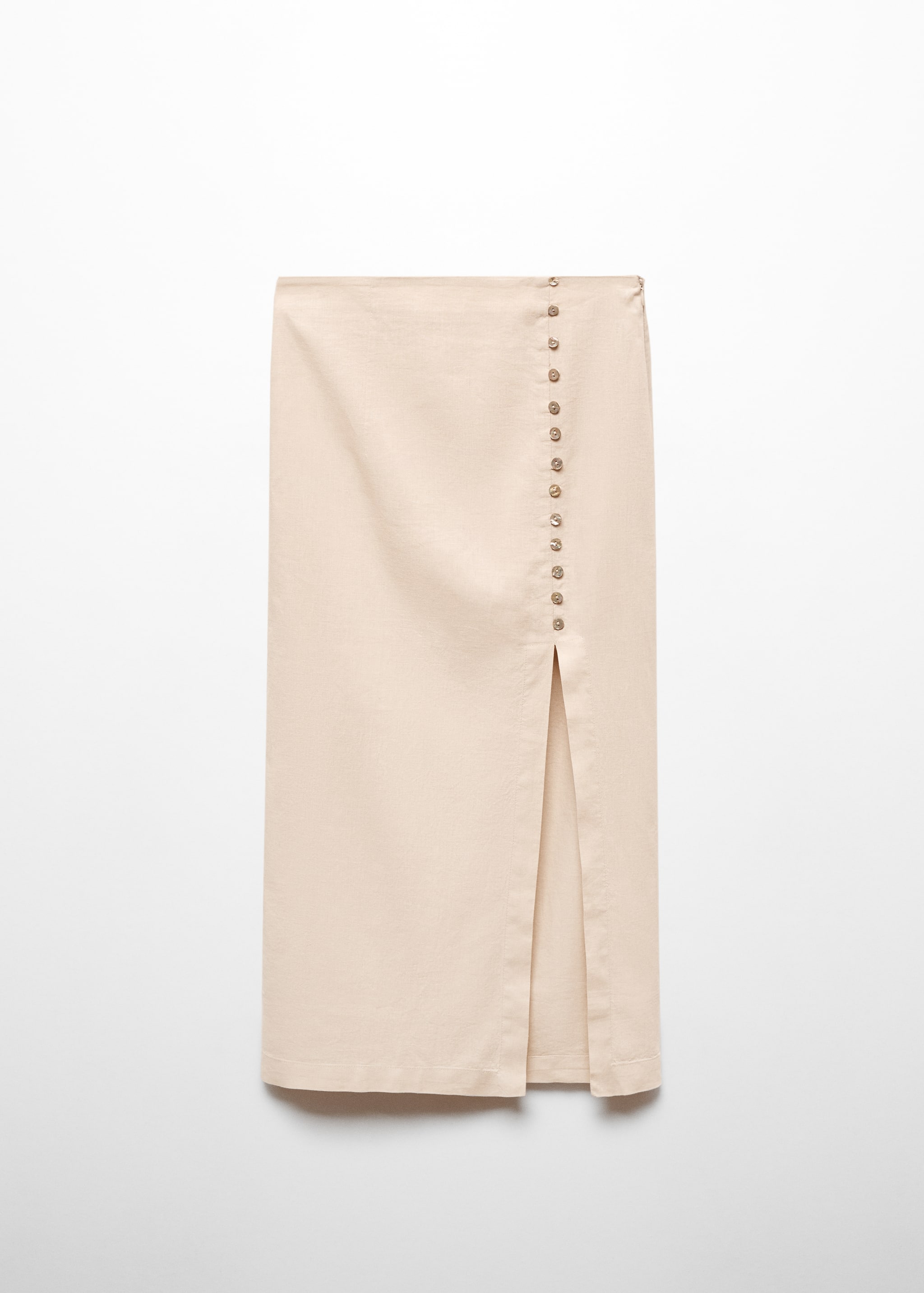 Linen skirt with slit - Article without model