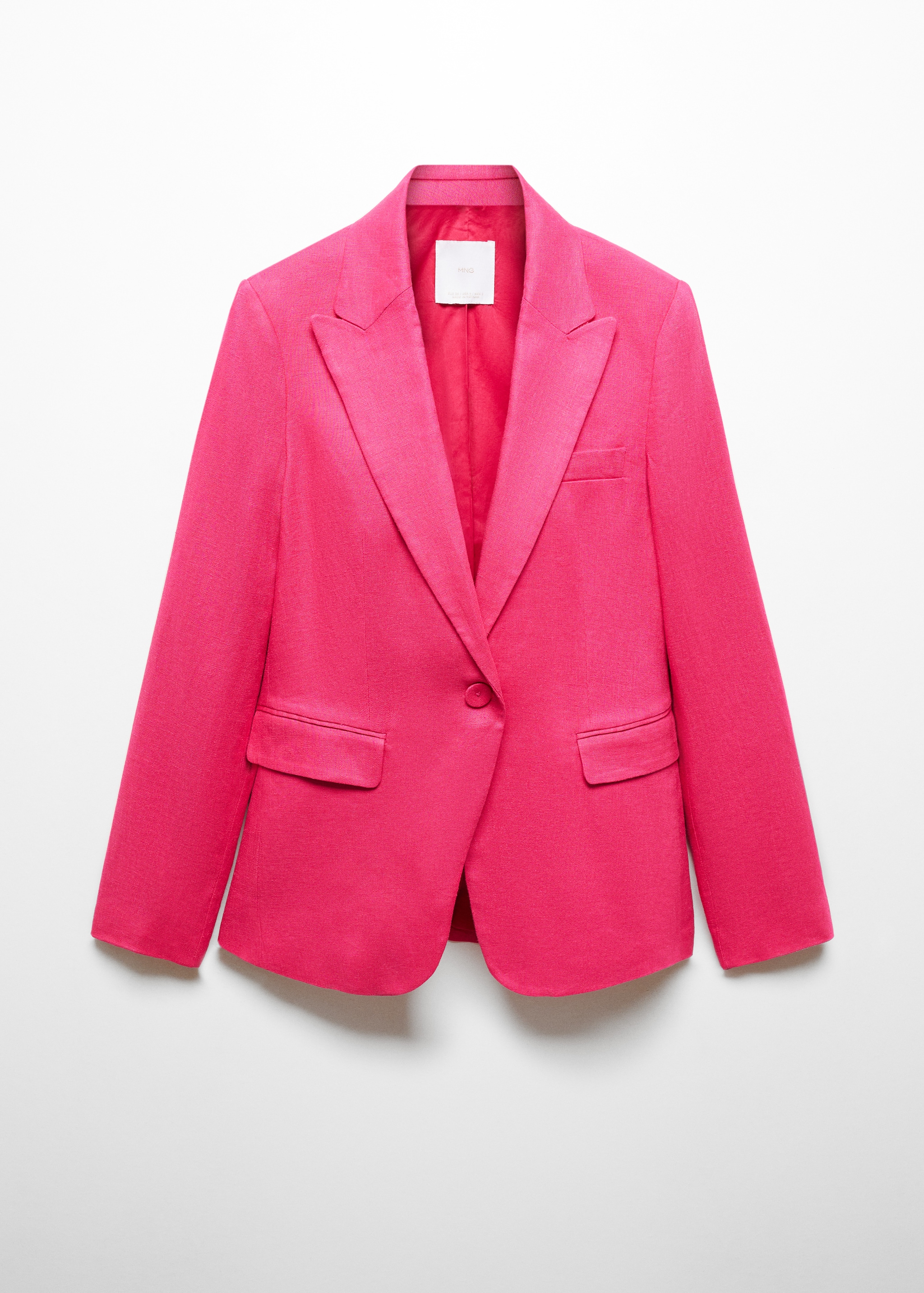 Blazer Zara Rose Fushia Tailleur Zara Fucsia Blazer Robe Zara Rose