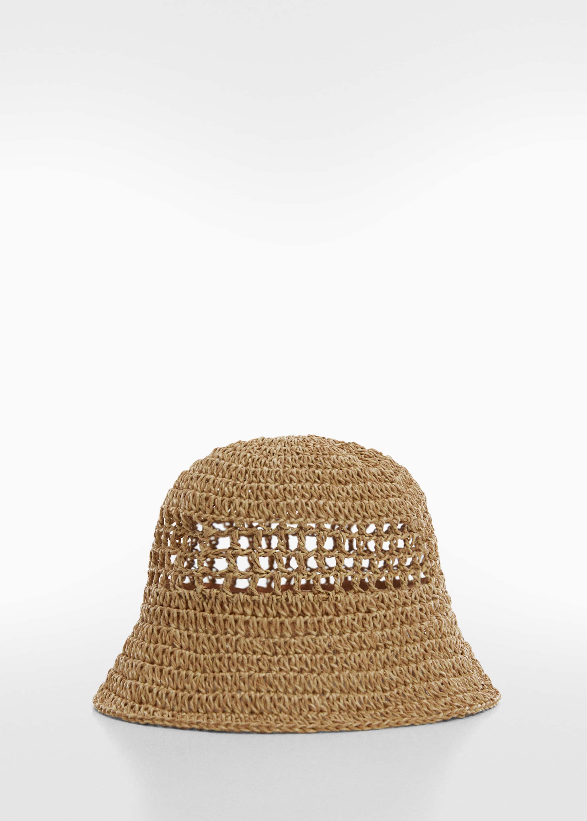 قبعة دلو من القش - منتج دون نموذج