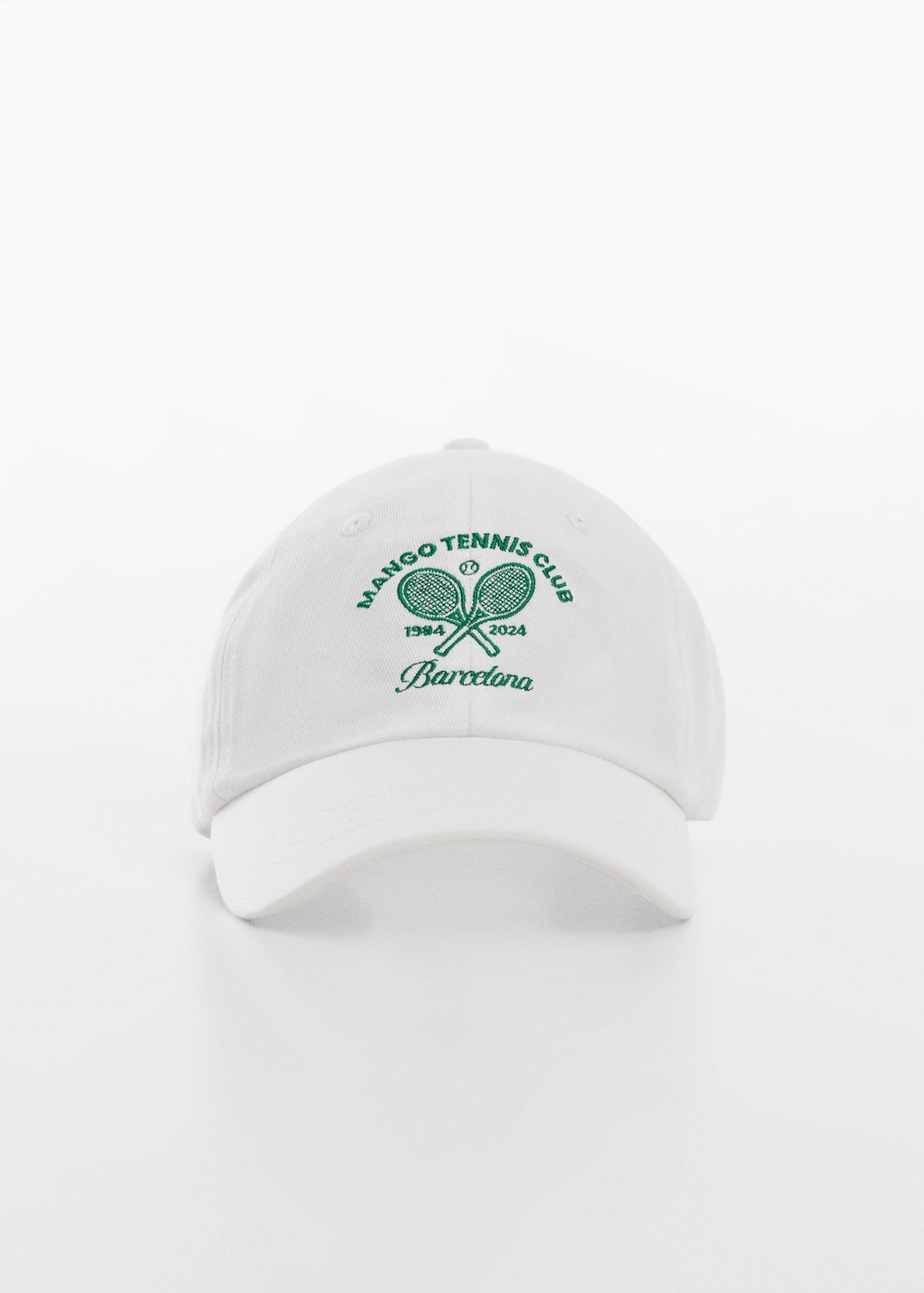 Cap with embroidered logo