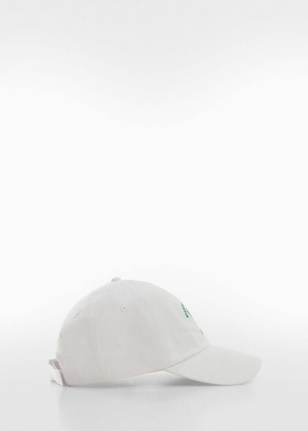 Cap with embroidered logo - Women | MANGO Syria