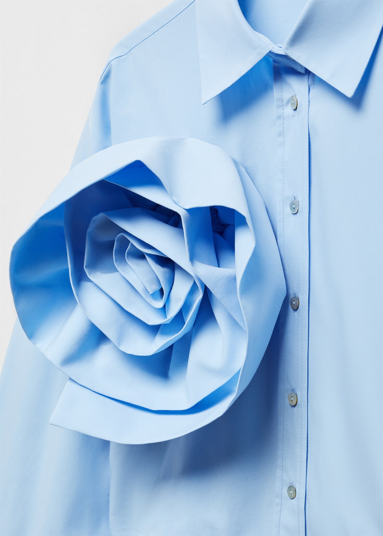 Maxi floral shirt - Details of the article 8