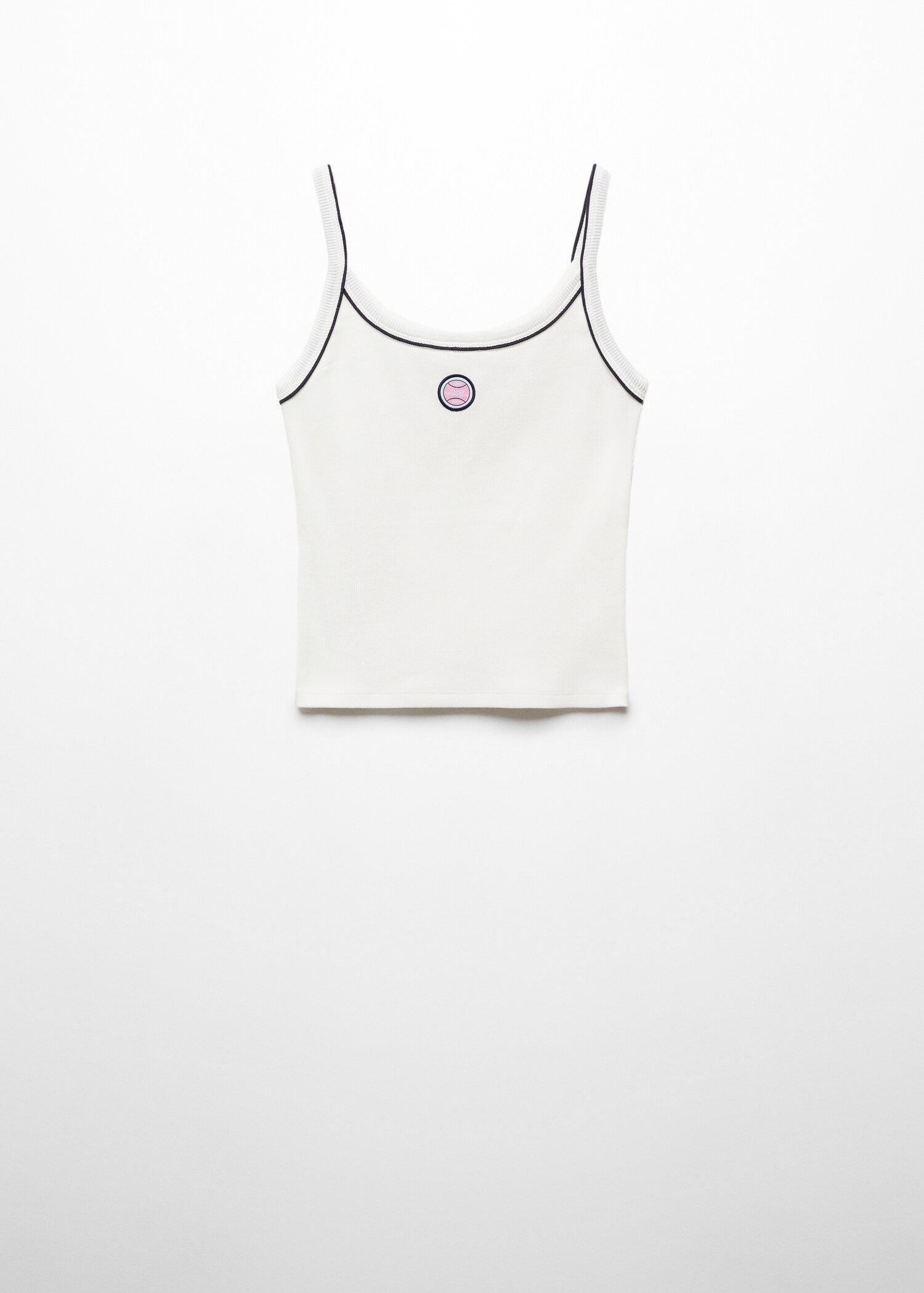 Ribbed strap top - Article without model