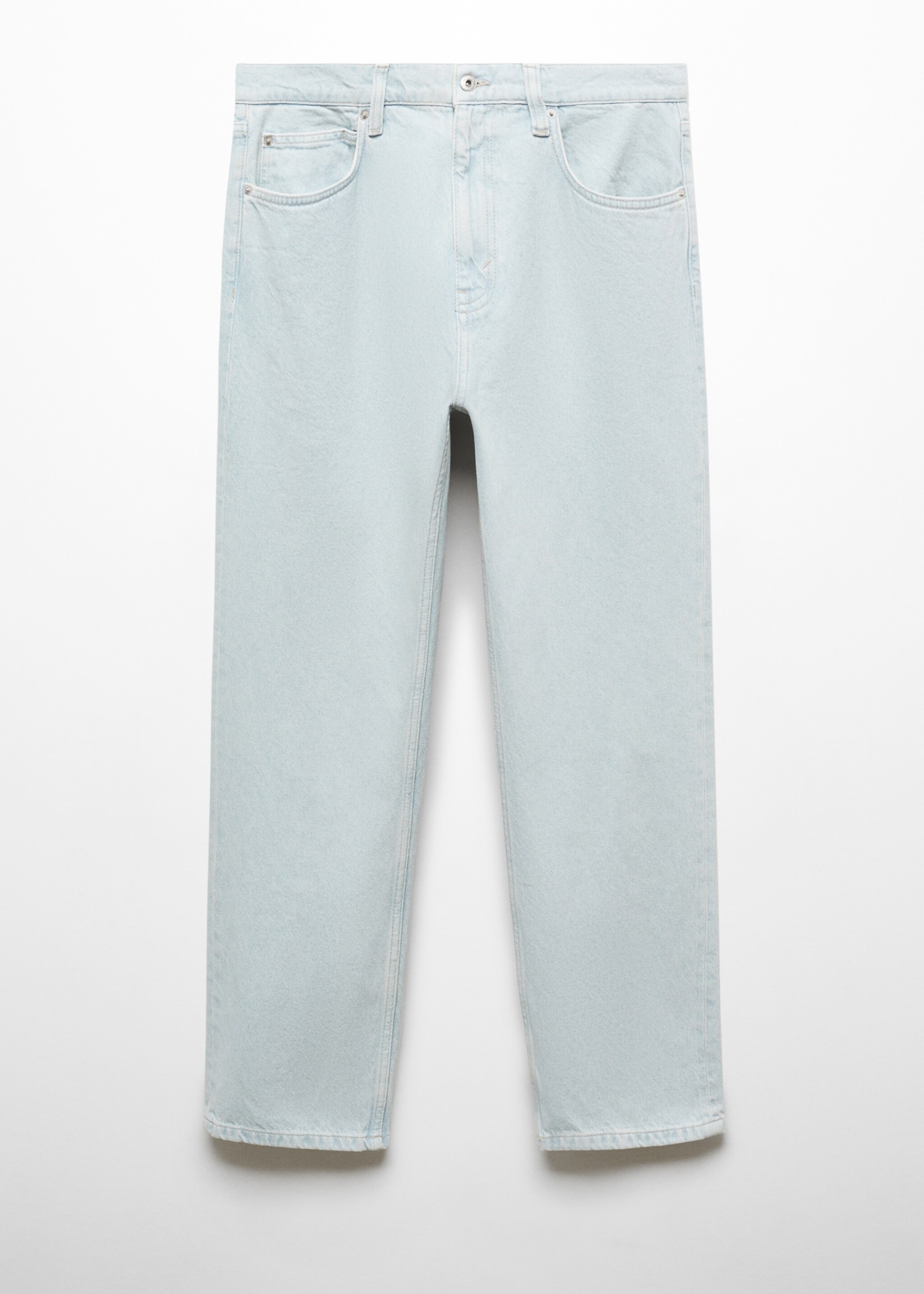 Relaxed-fit washed-effect jeans - Article without model