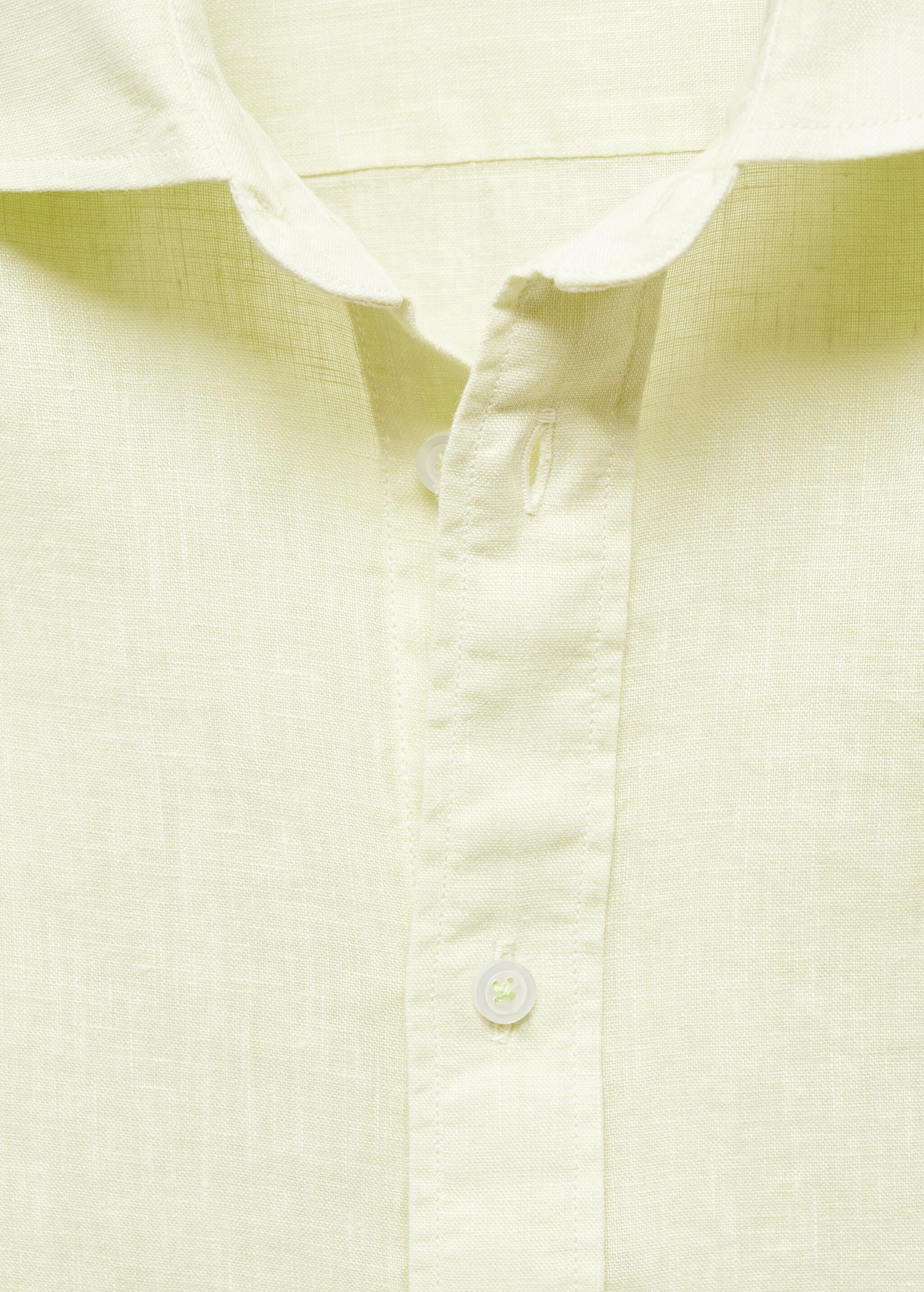 Рубашка classic fit 100% лен - Деталь изделия 8