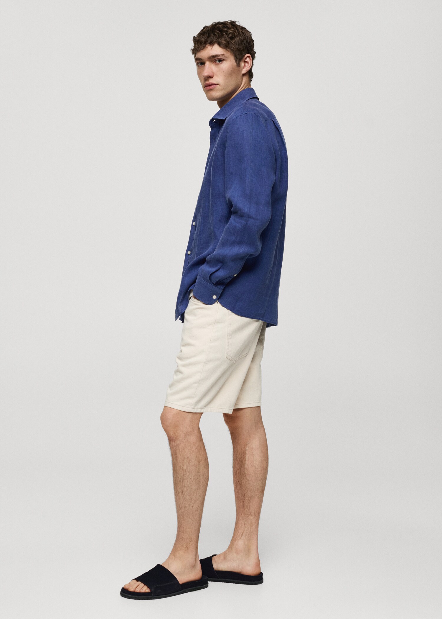 Camicia classic-fit 100% lino - Dettaglio dell'articolo 2