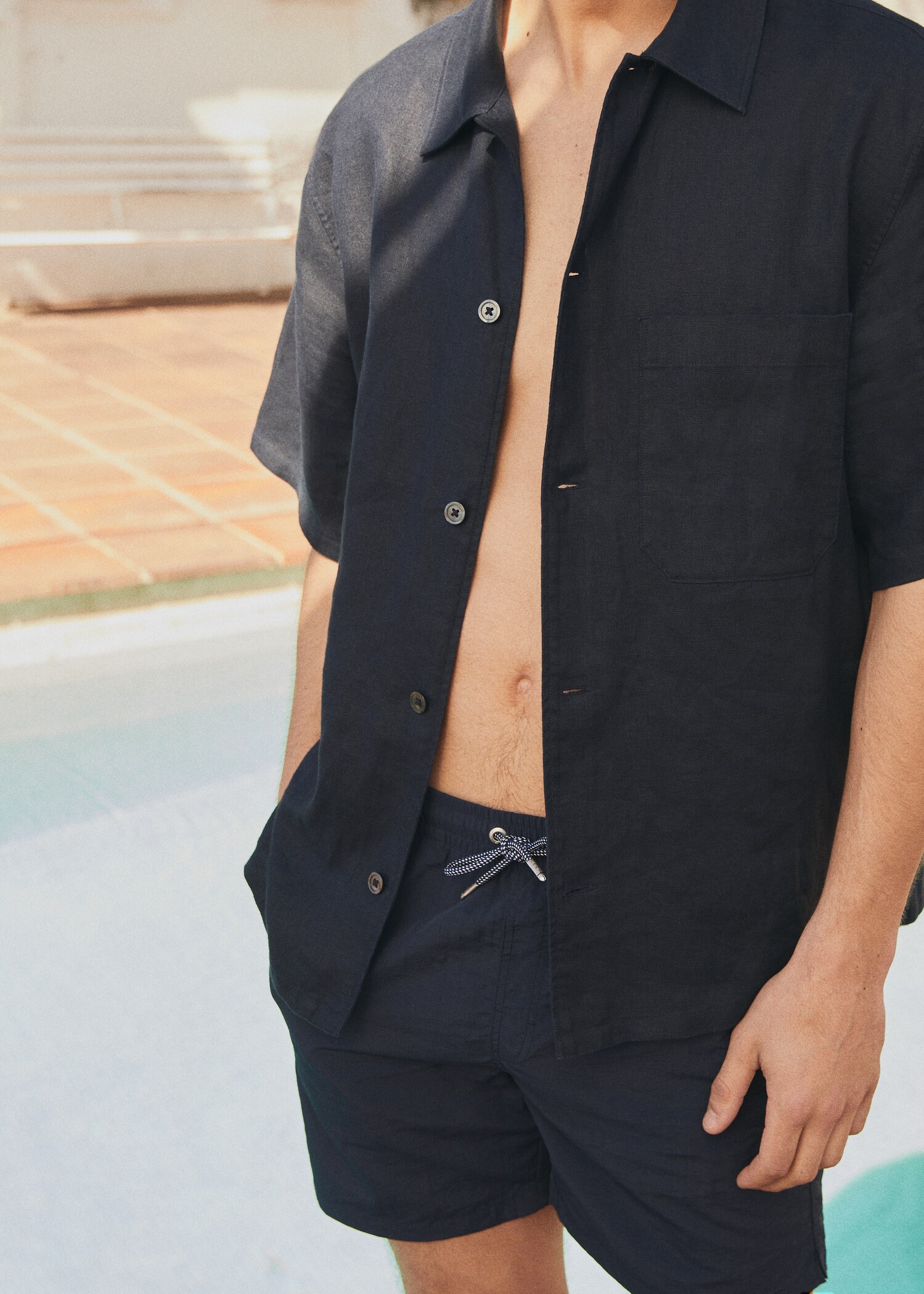Chemise regular-fit 100 % lin poche - Détail de l'article 5