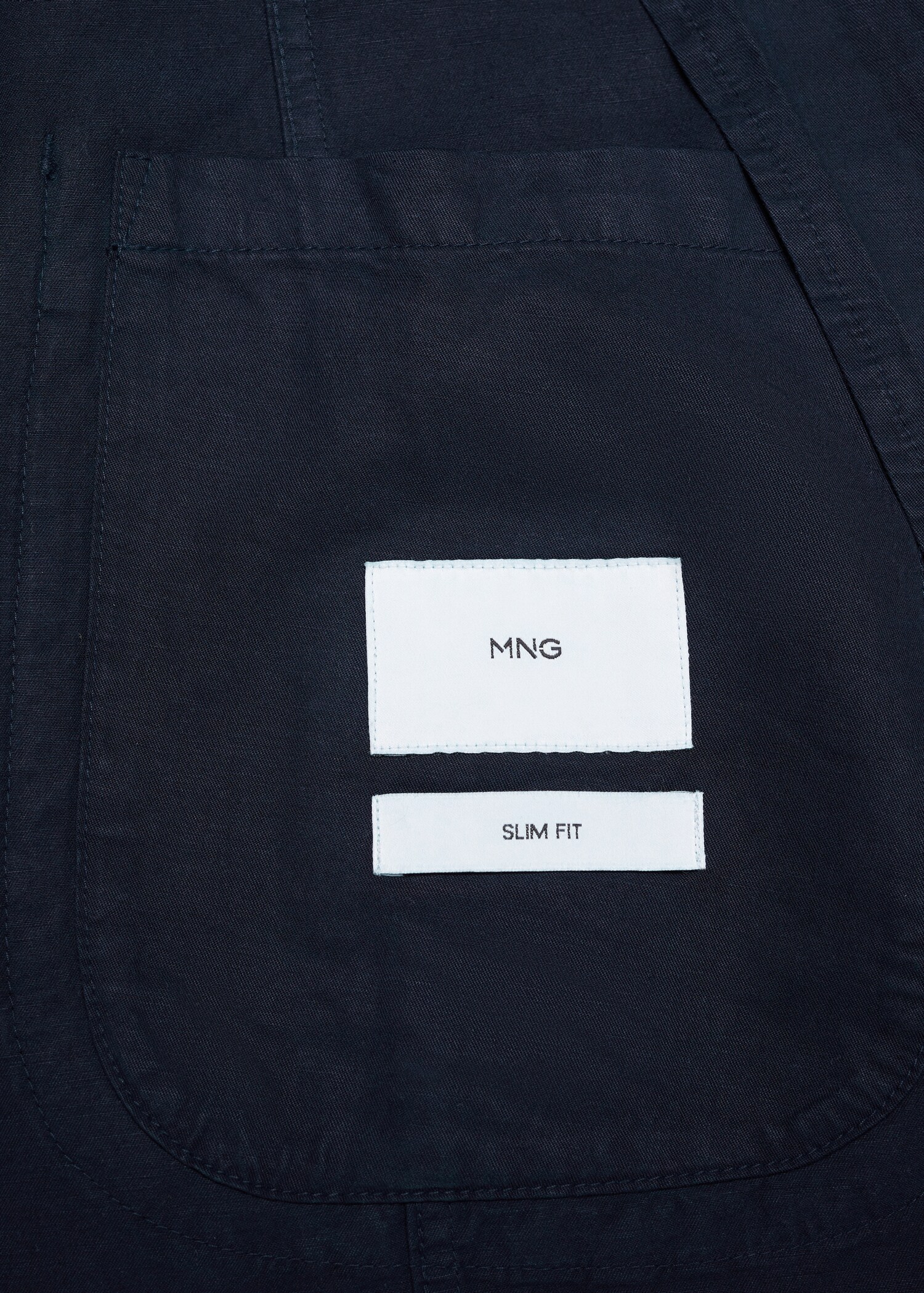 Veste slim fit lin coton - Détail de l'article 0