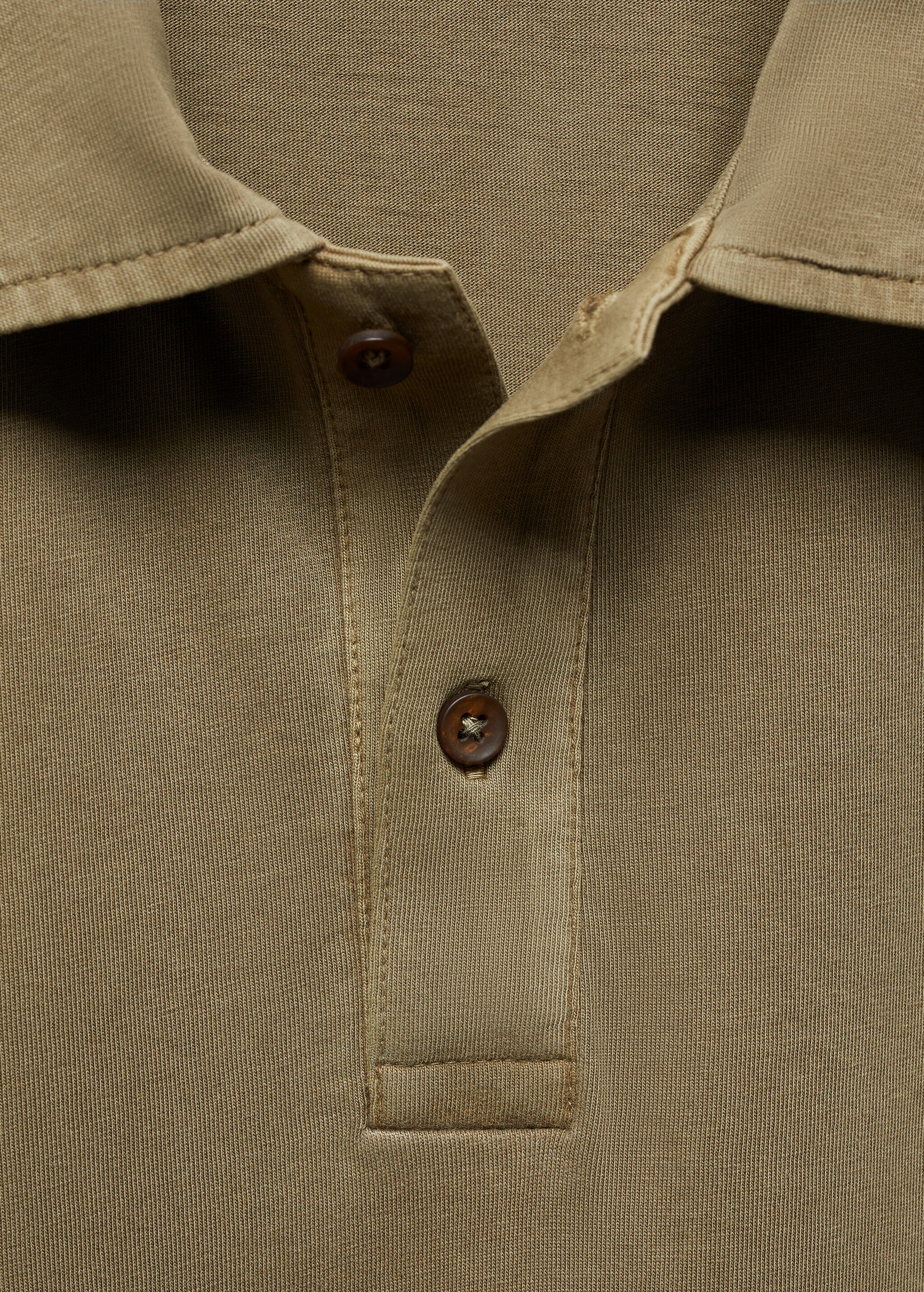 100% cotton relaxed fit polo shirt - Details of the article 8