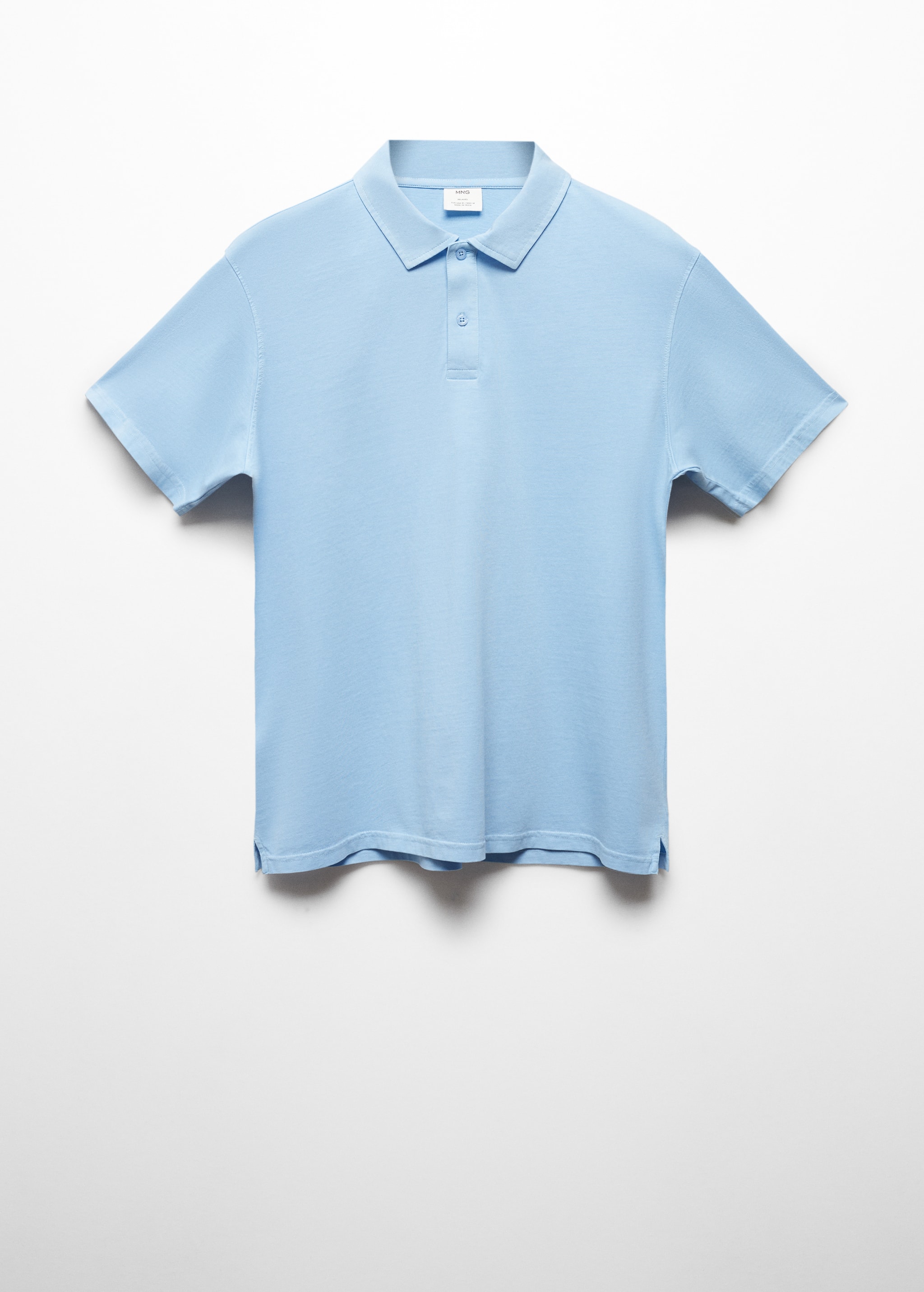 100% cotton relaxed fit polo shirt - Article without model