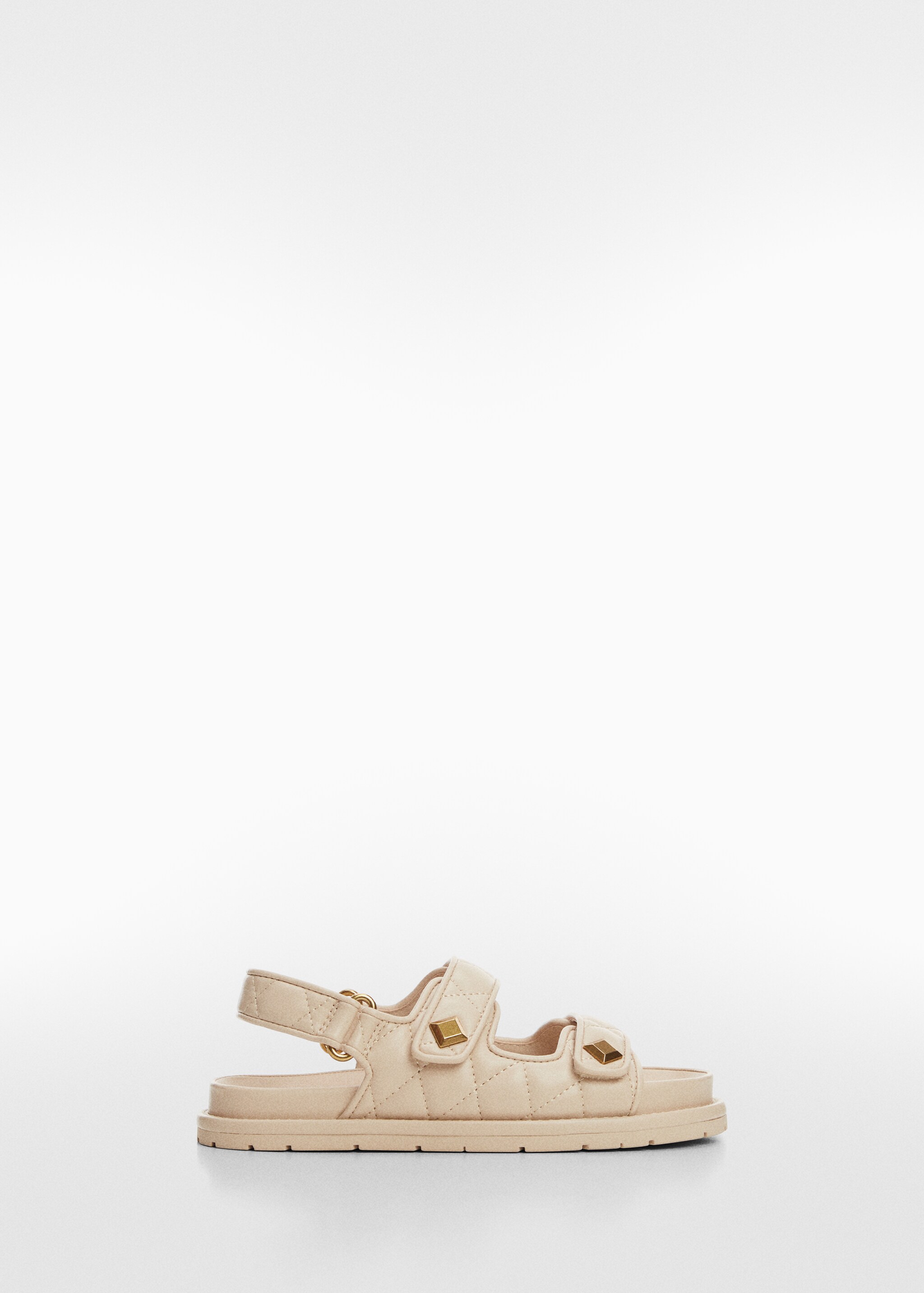 Platform quilted sandals - Article without model
