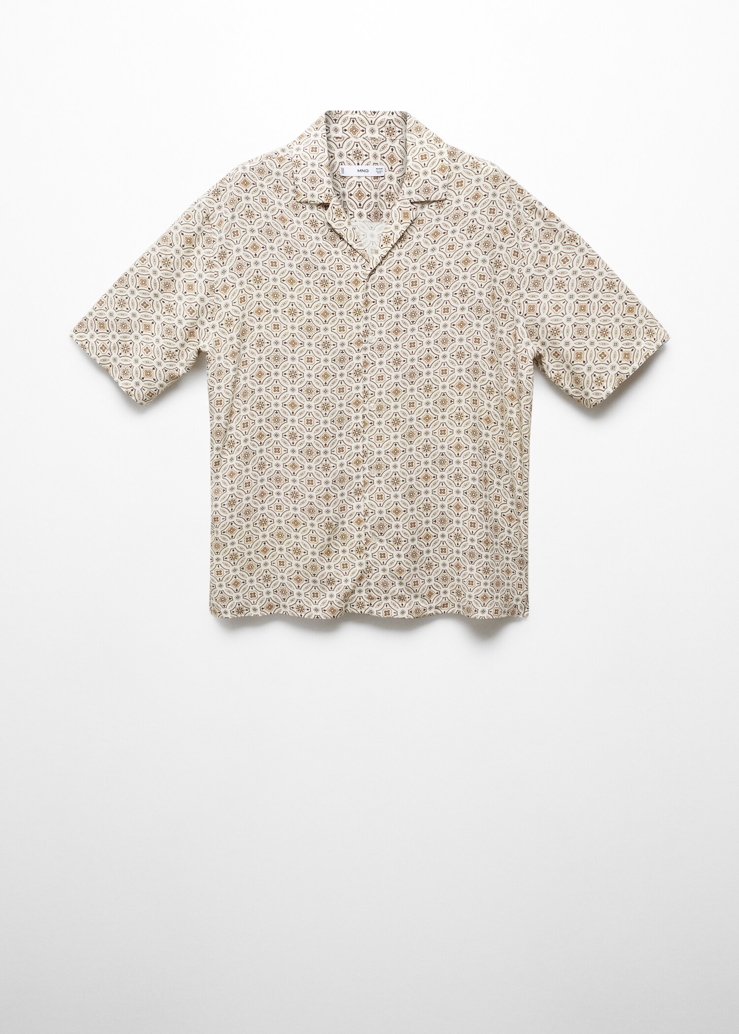 Regular-fit flowy printed shirt - Article without model