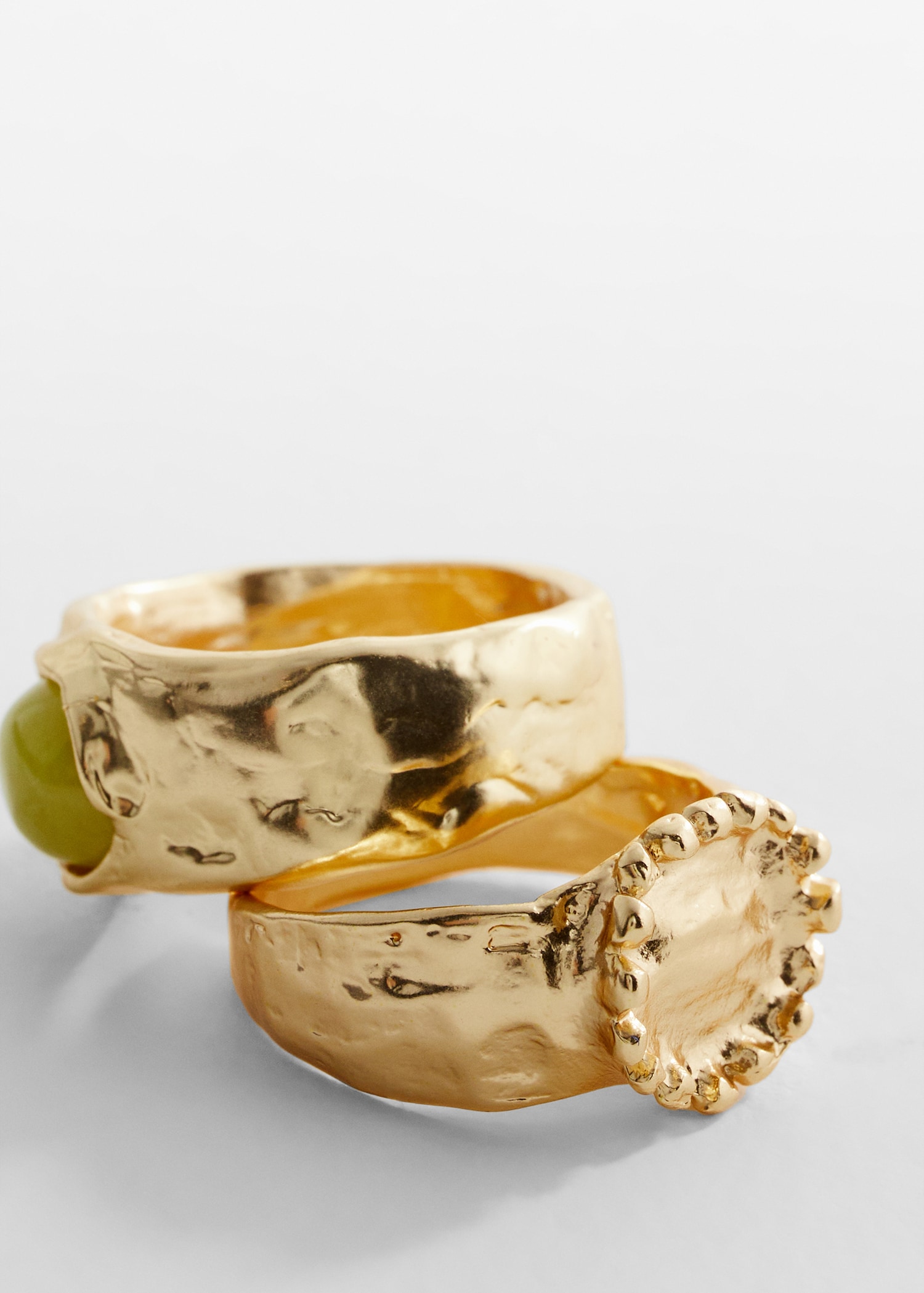 Set of combination rings - Woman | MANGO USA