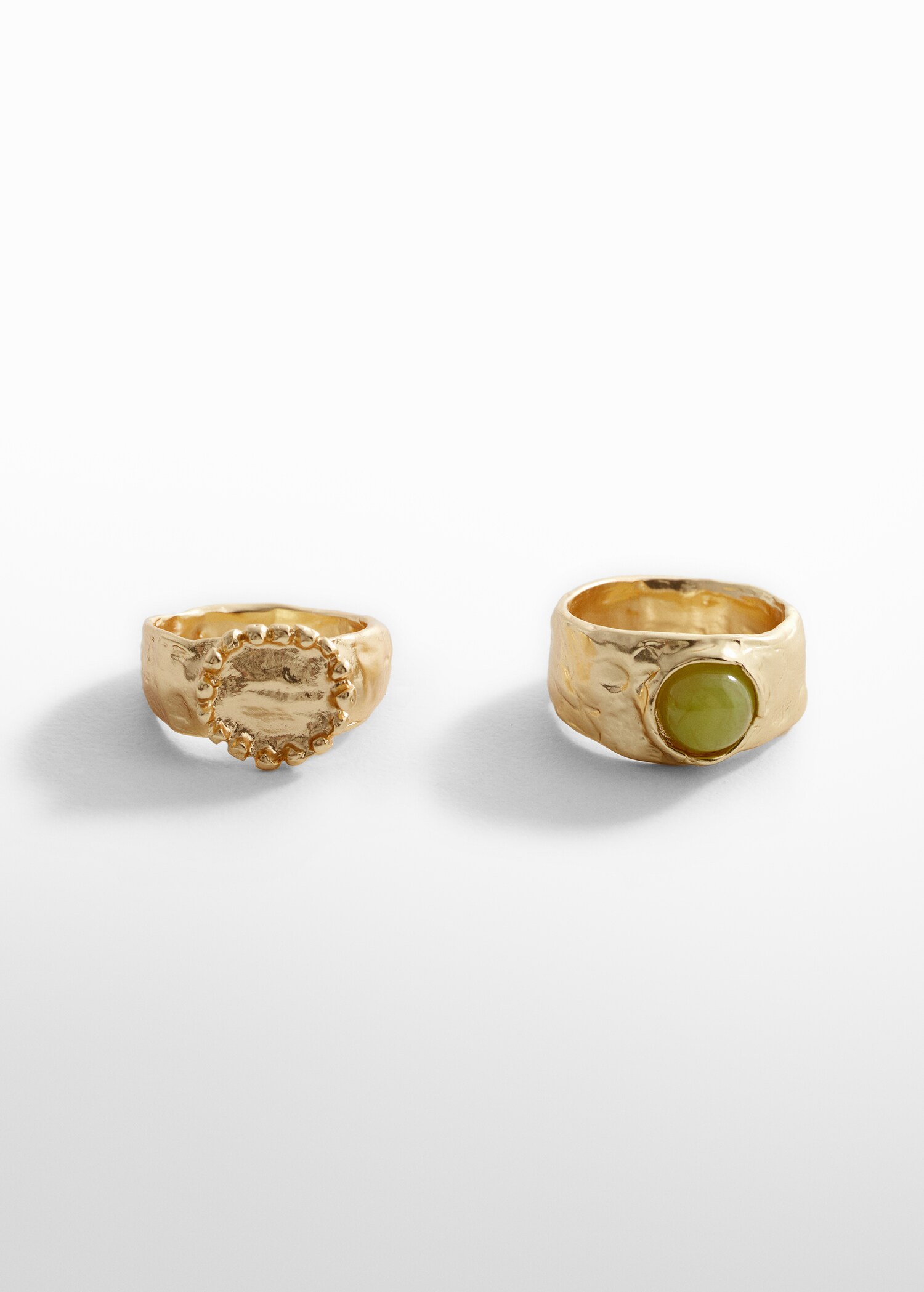 Set of combination rings - Woman | MANGO USA