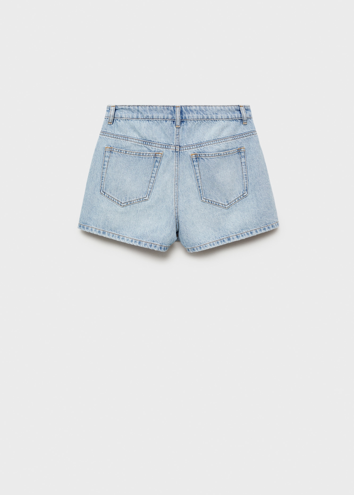 Denim skort - Reverse of the article