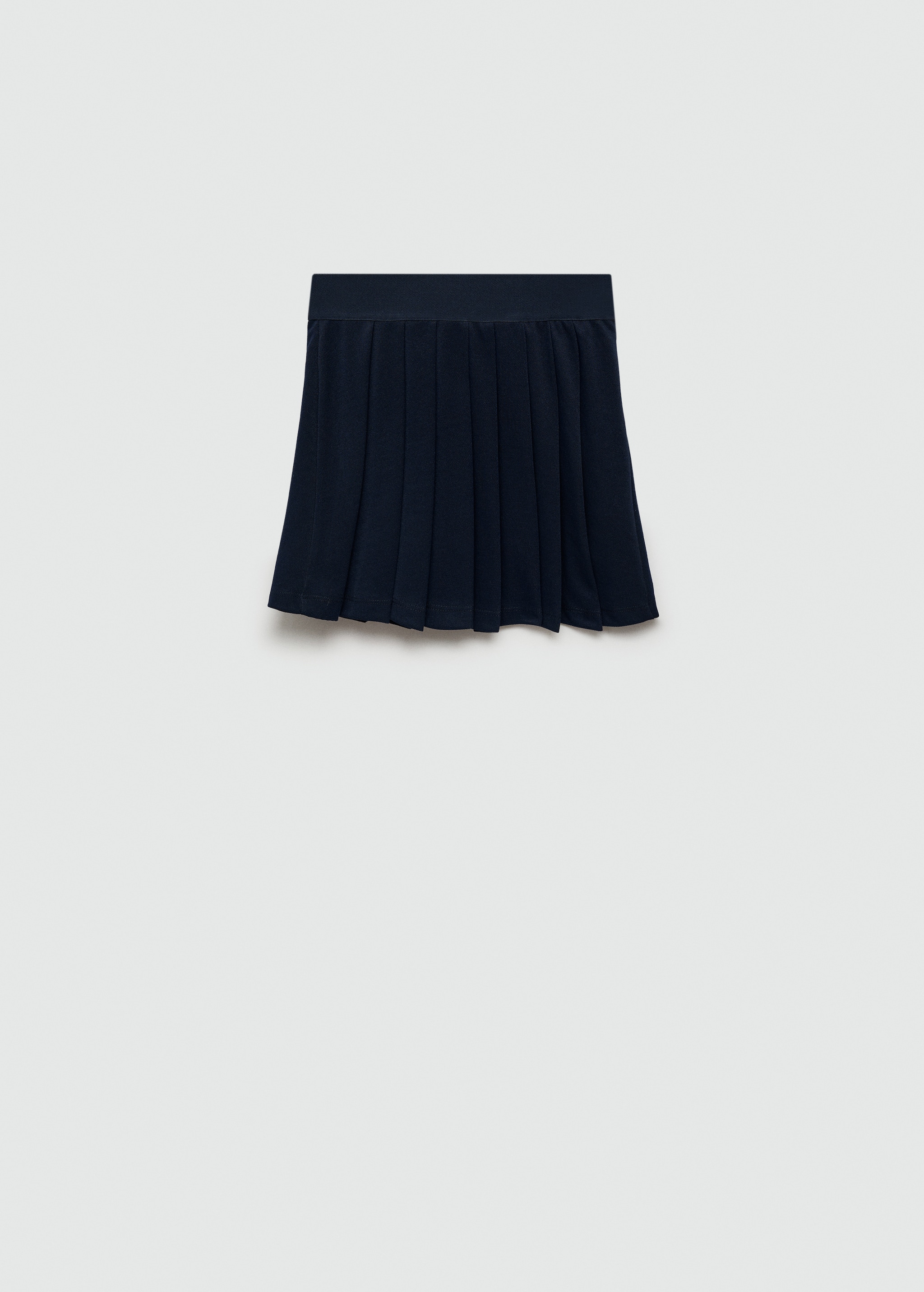 Wide pleated skirt - Reverse of the article