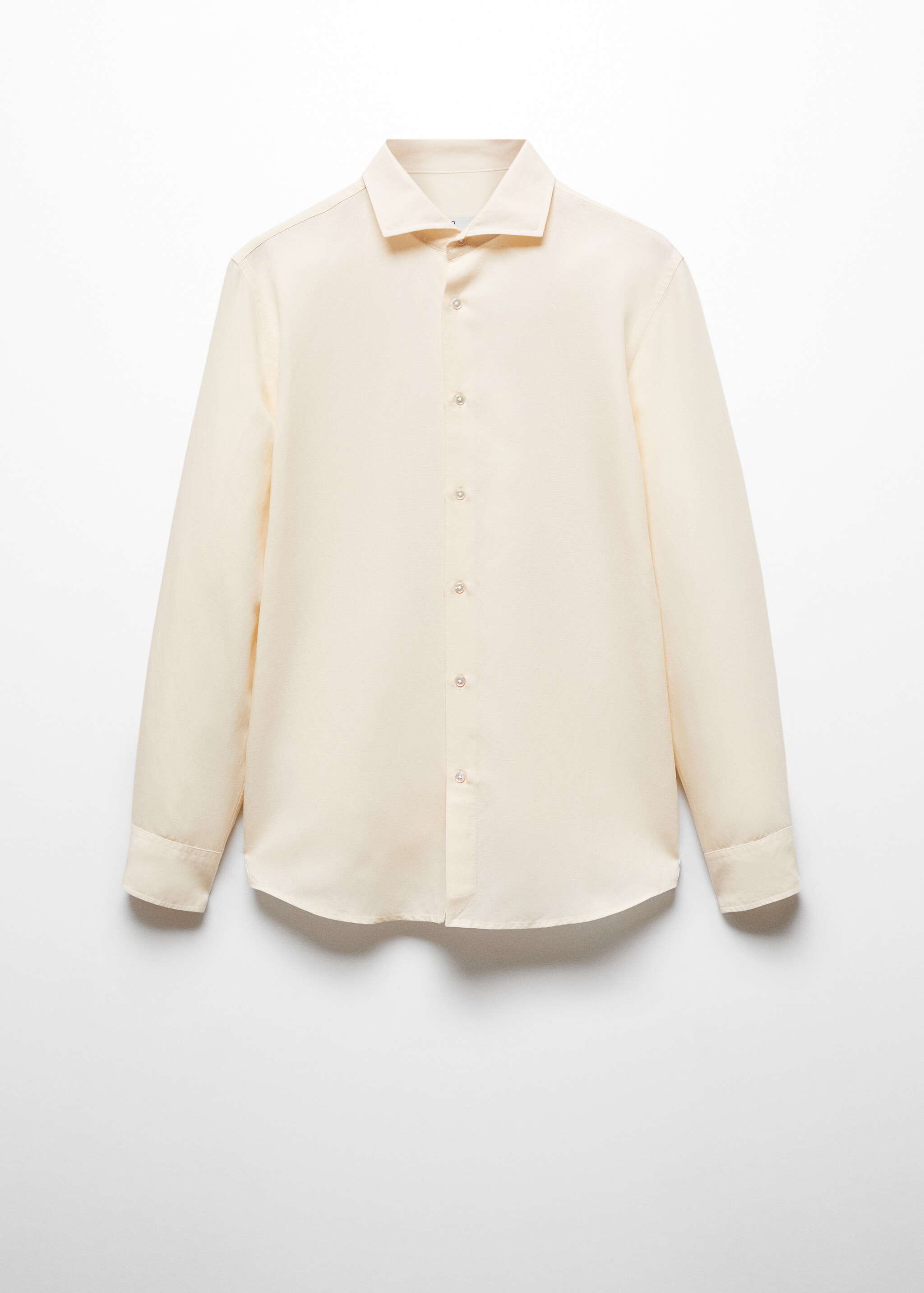 Slim-fit Tencel linen shirt - Article without model