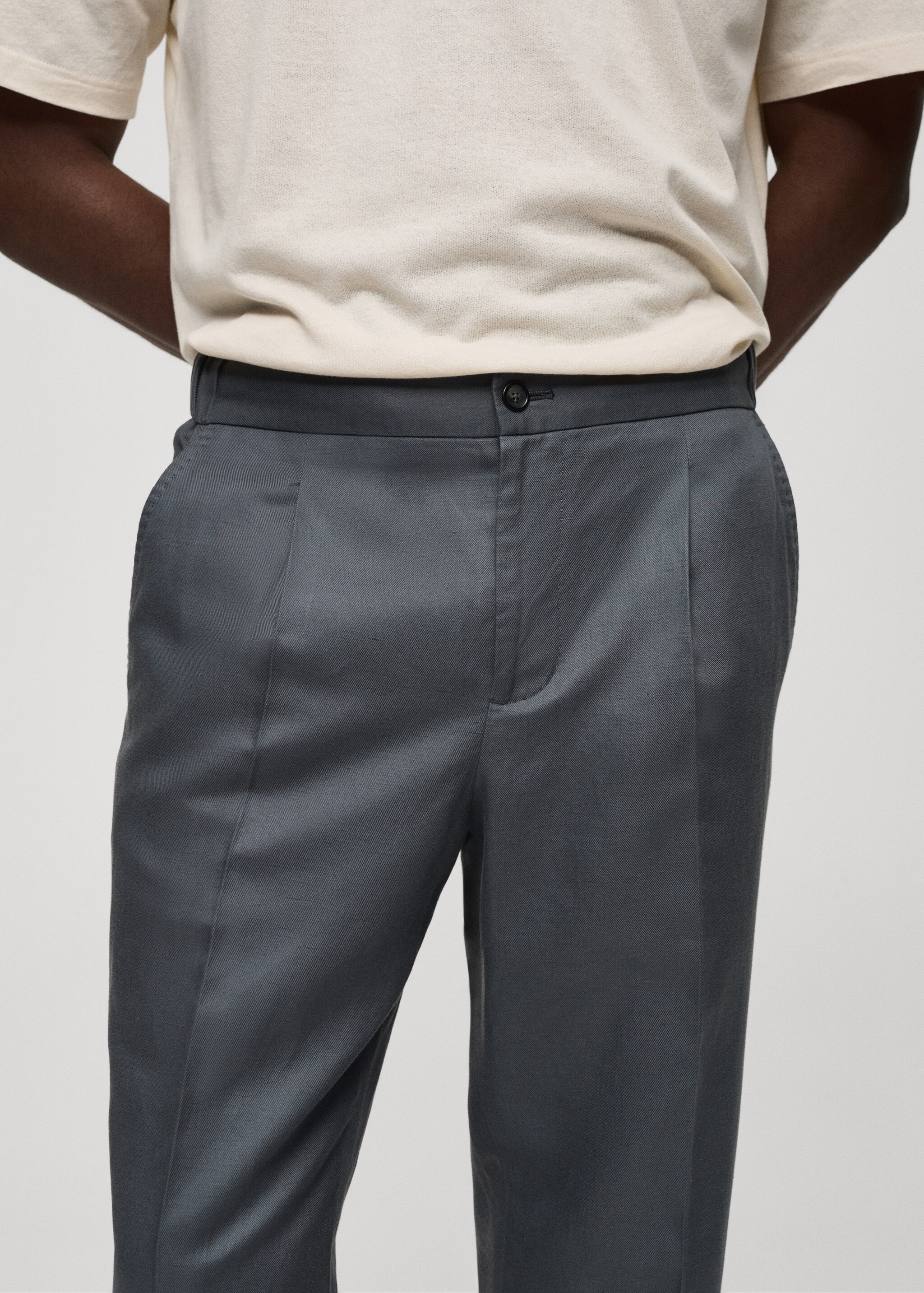 Pantalon Tencel lin pinces - Détail de l'article 1