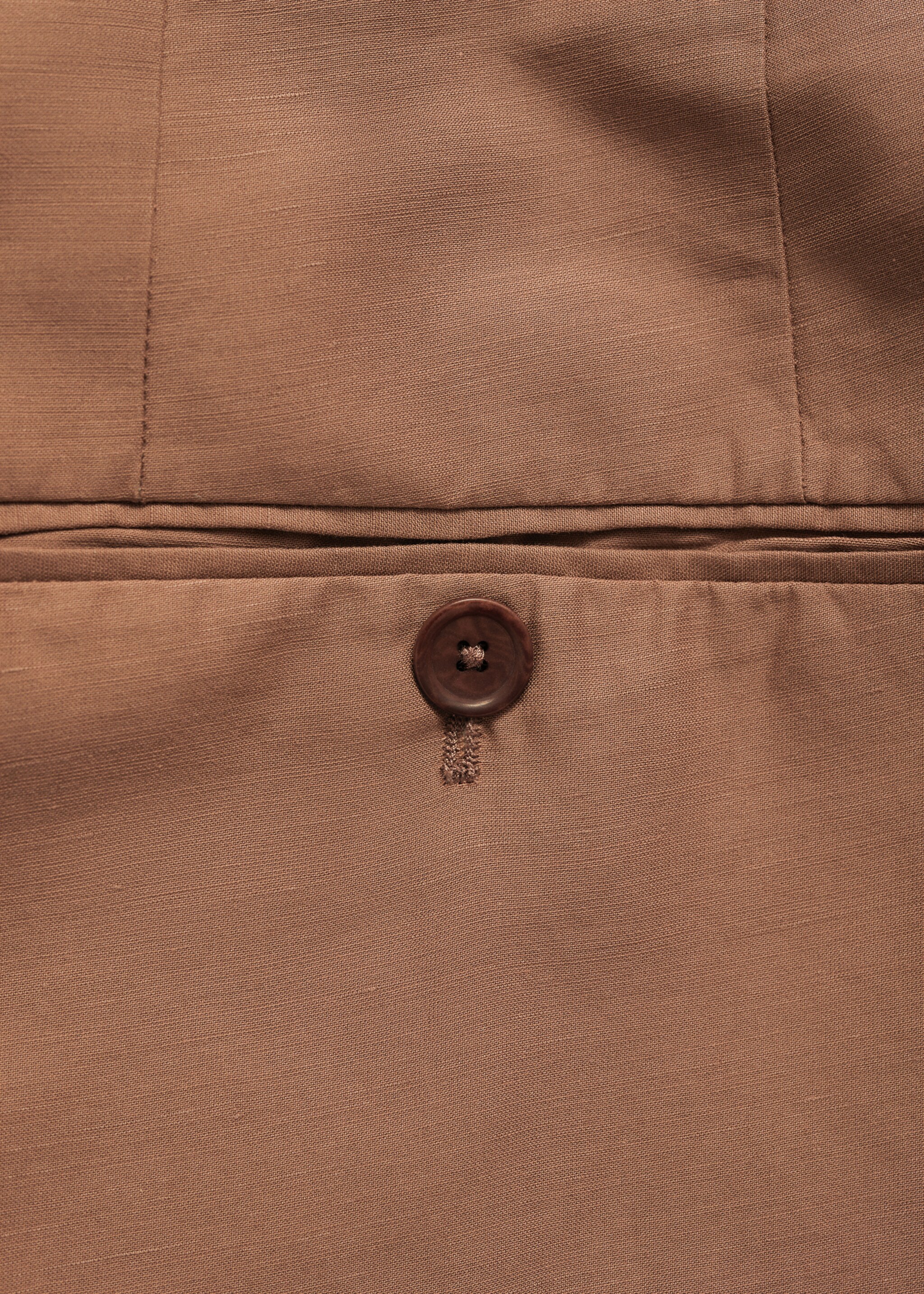 Cotton linen bermuda suit  - Details of the article 0