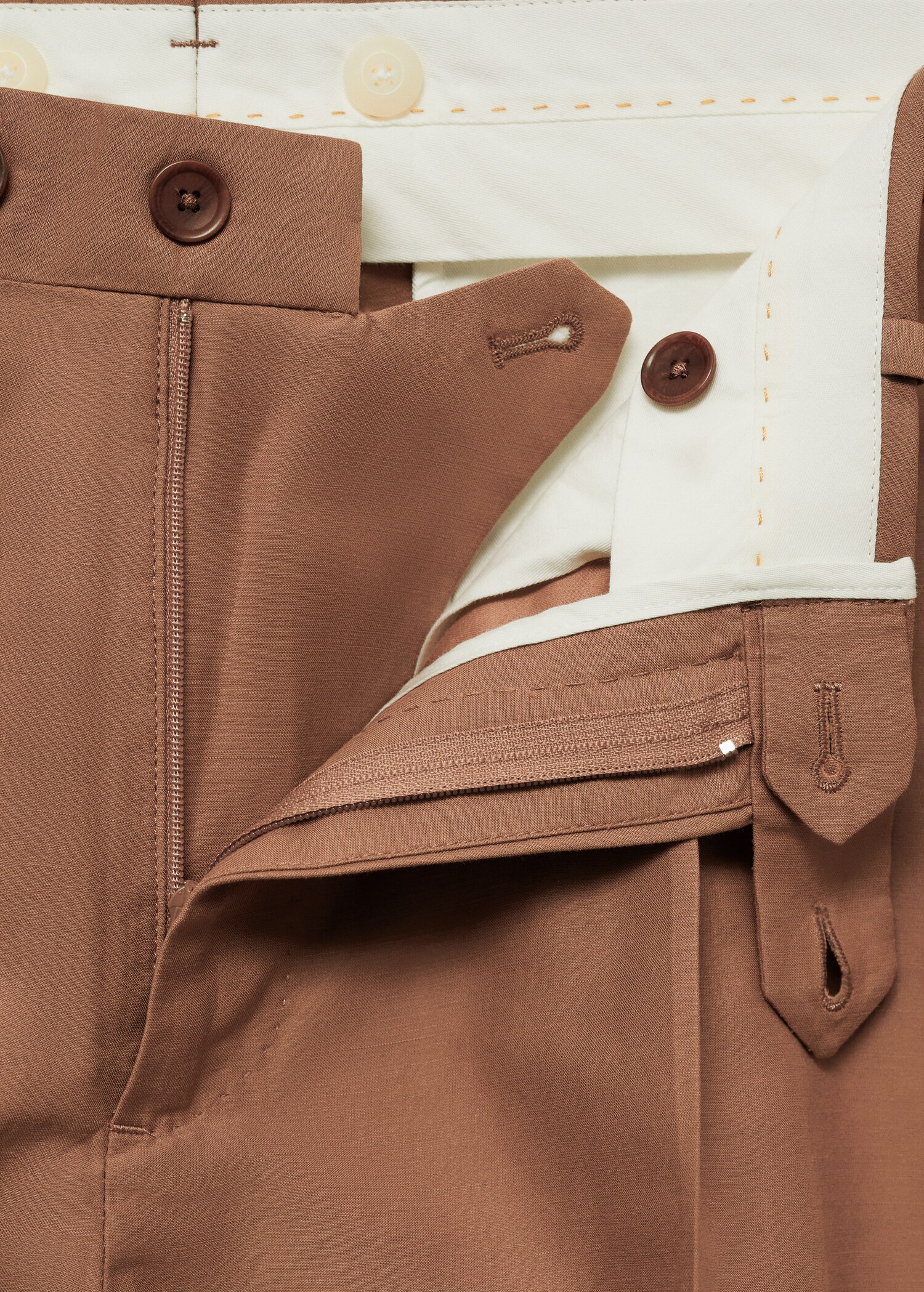 Cotton linen bermuda suit - Details of the article 8