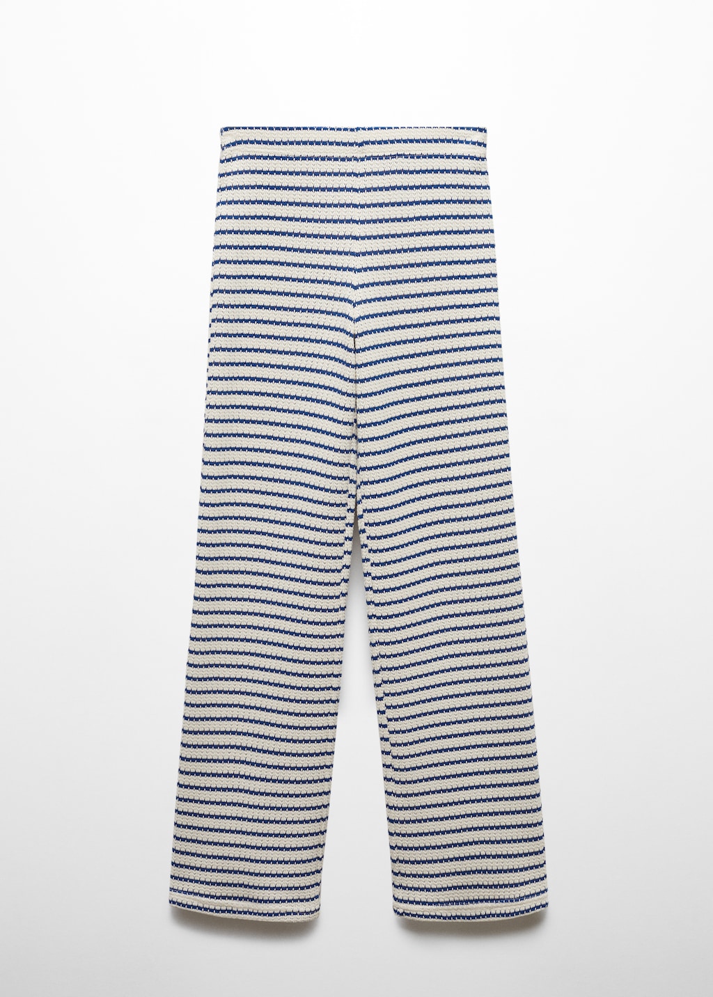 Mango Crochet striped pants