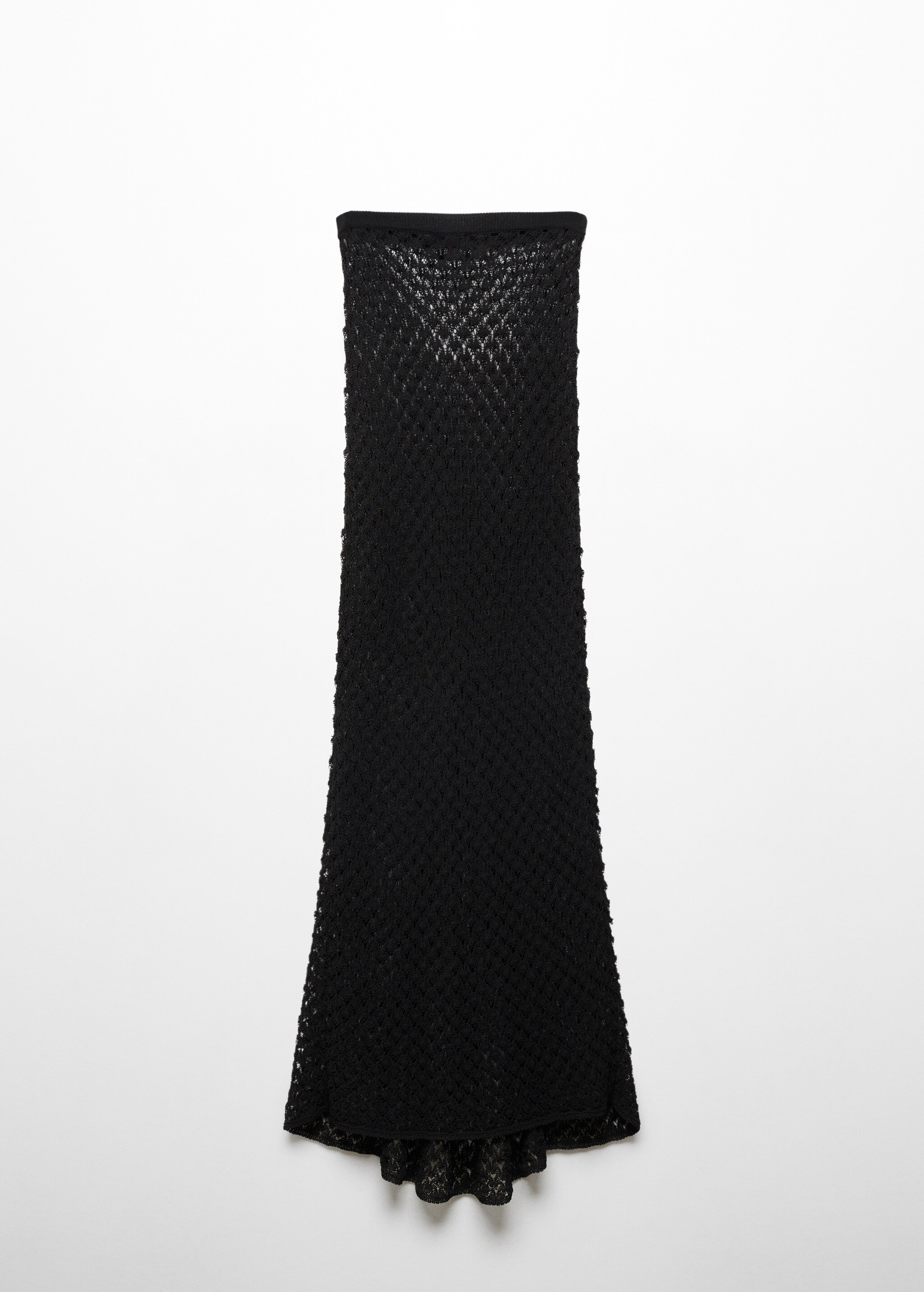 Falda crochet asimétrica - Artículo sin modelo