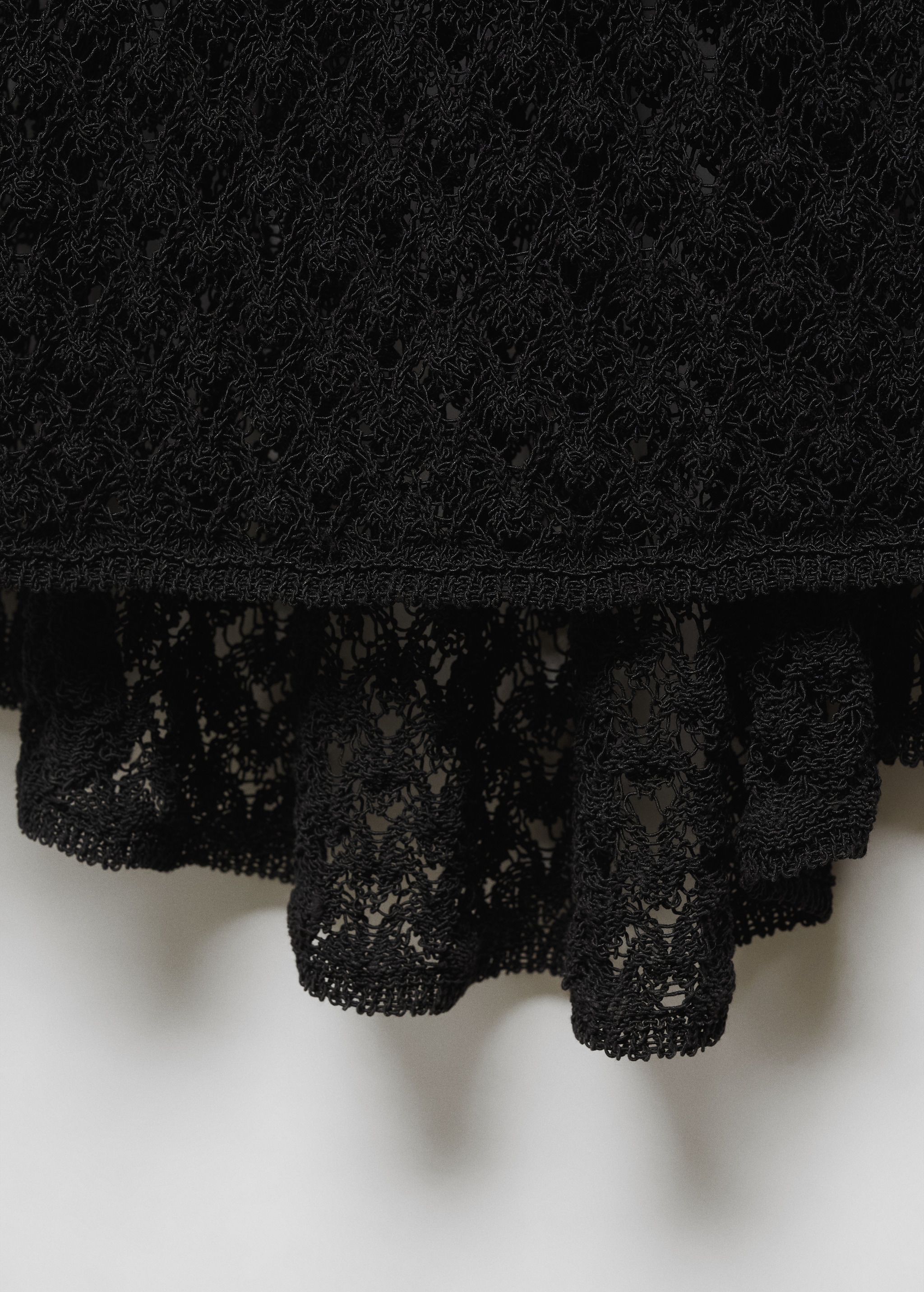 Asymmetrical crochet skirt - Details of the article 8