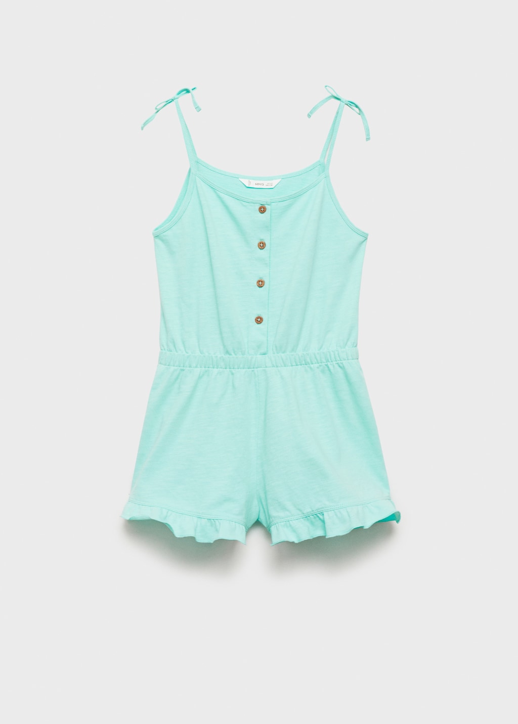 Mango Kurzer Baumwoll-Jumpsuit