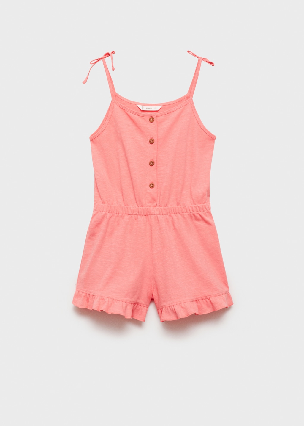 Mango Kurzer Baumwoll-Jumpsuit