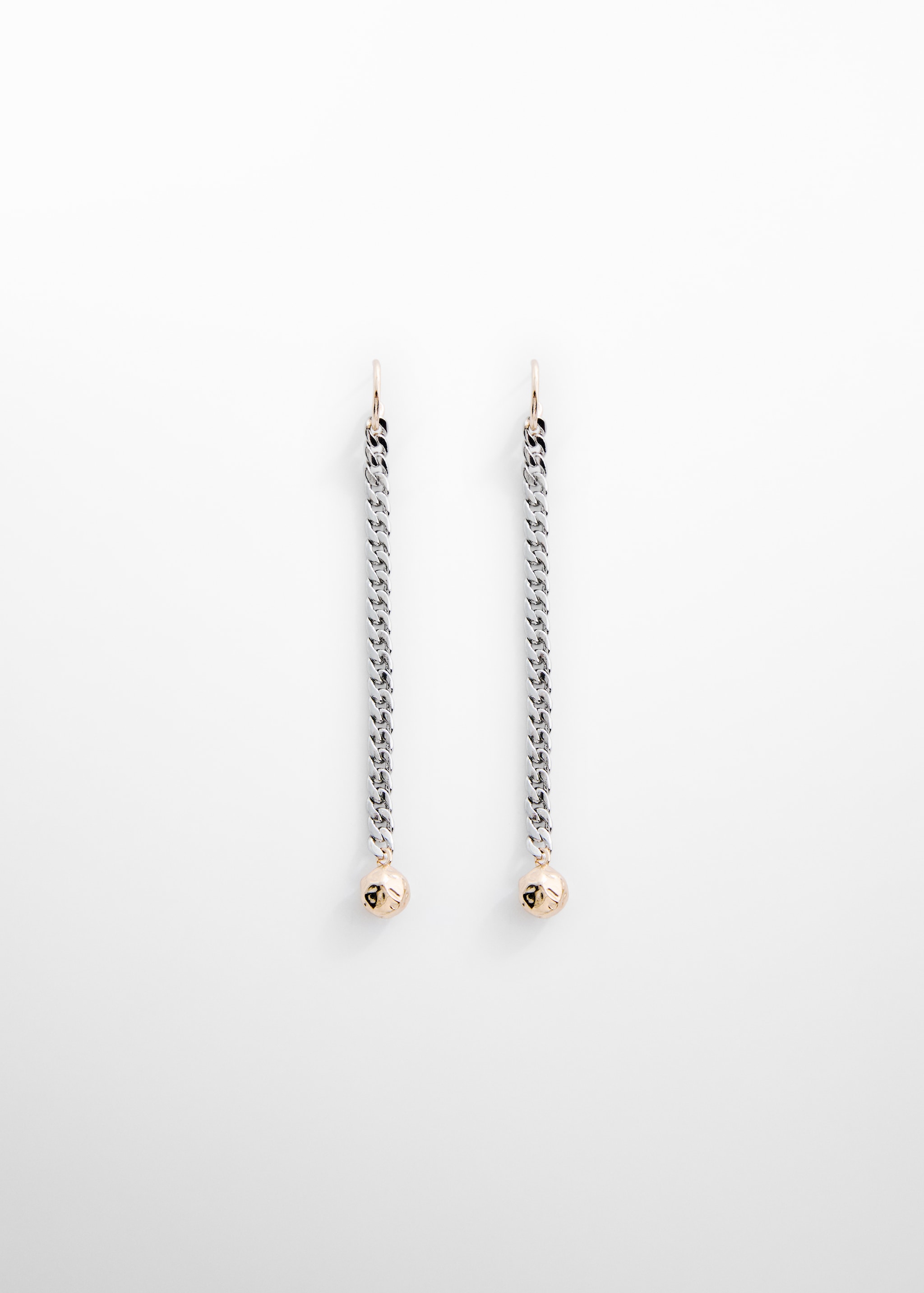 Long-bead chain earrings - Article without model