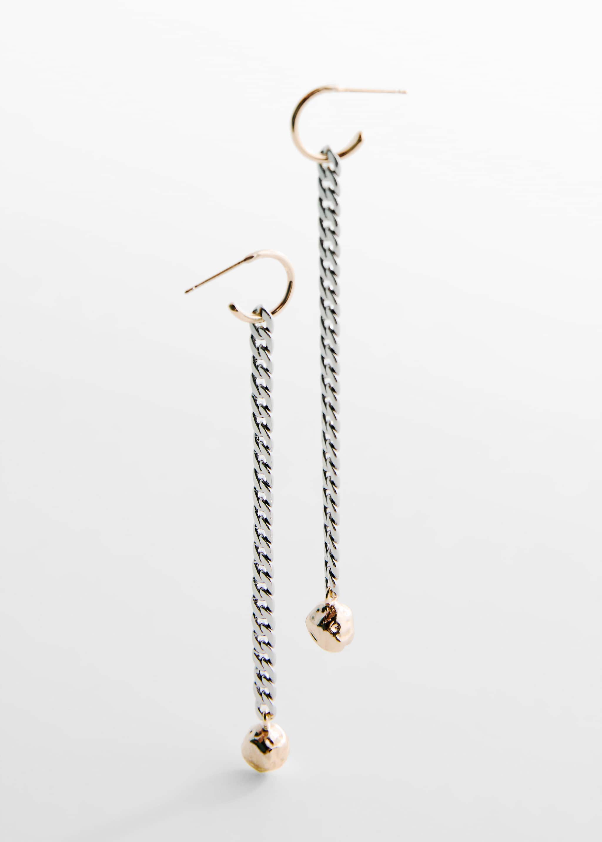 Long-bead chain earrings - Details of the article 1