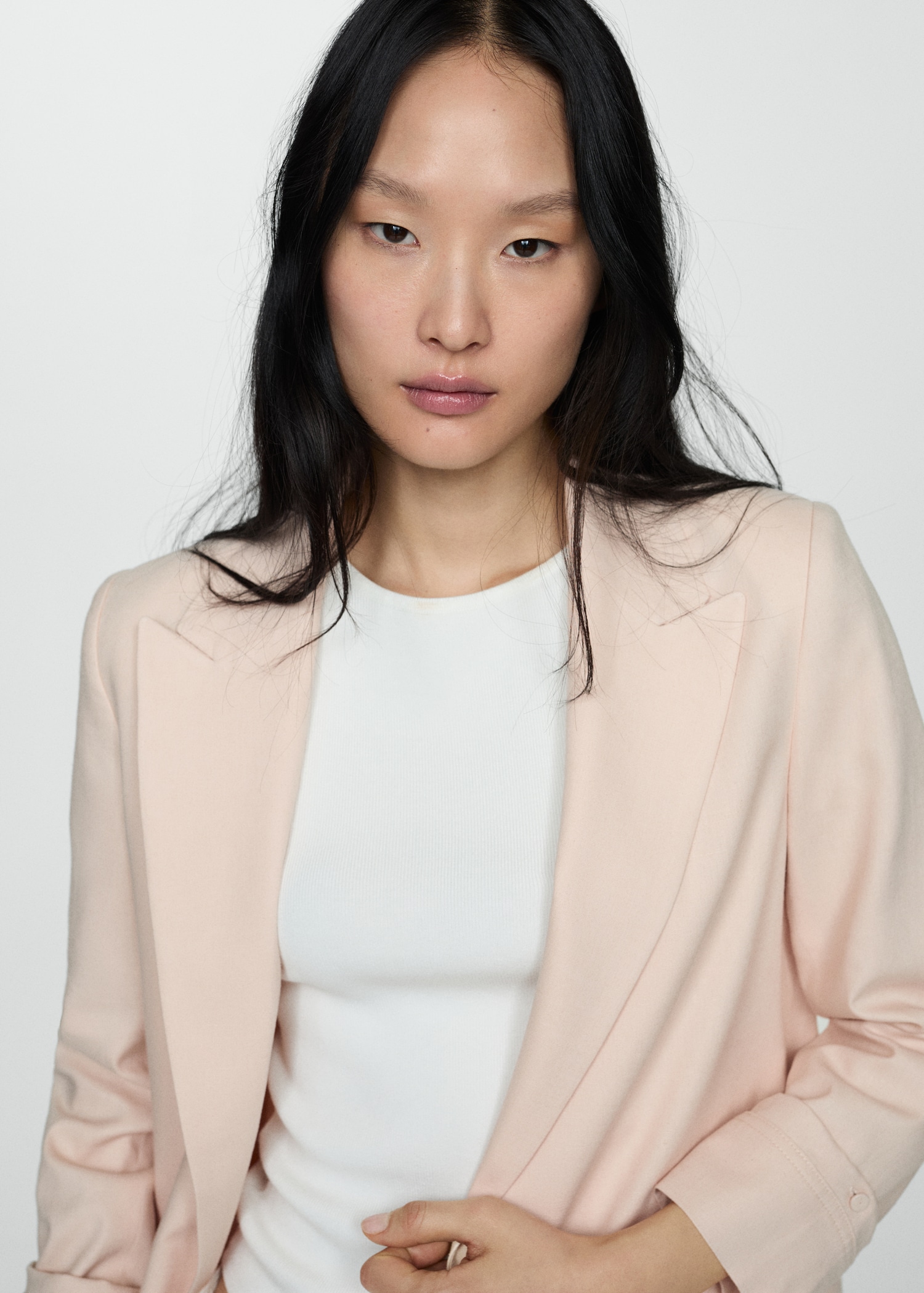 Blazer lin poignets boutonnés - Détail de l'article 1