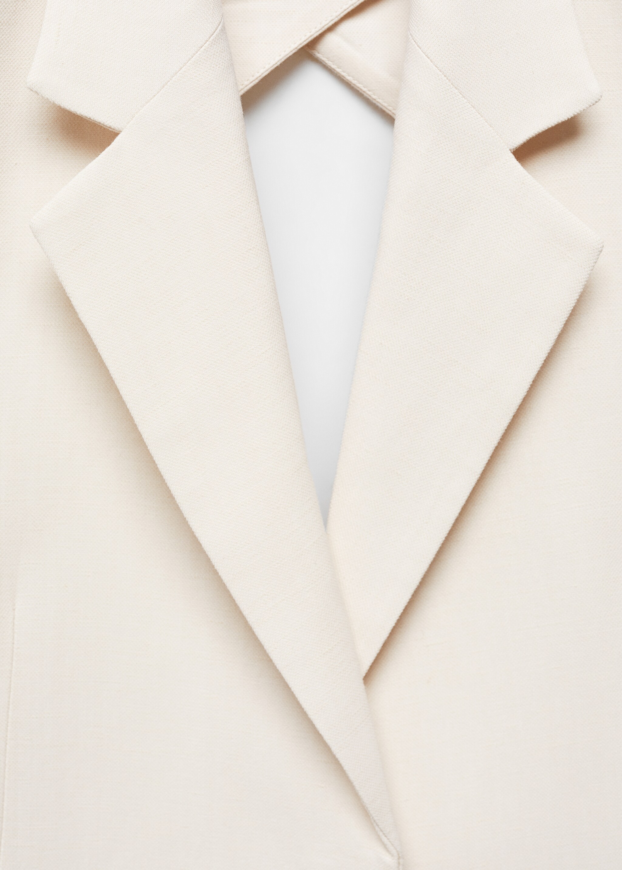 Suit waistcoat with open back - Details of the article 8