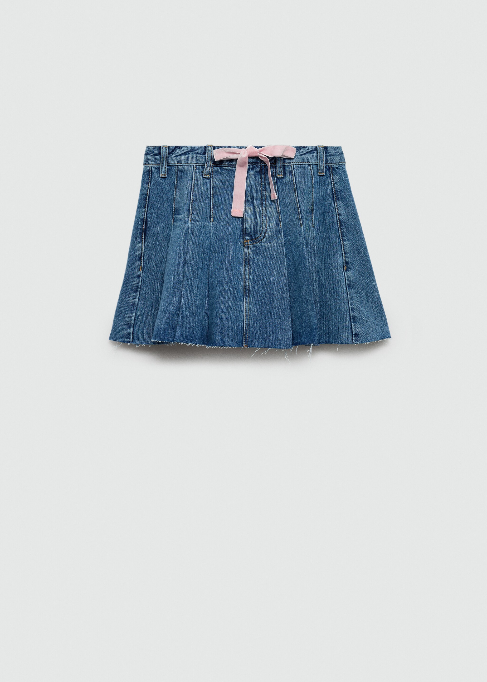 Denim mini-skirt - Article without model