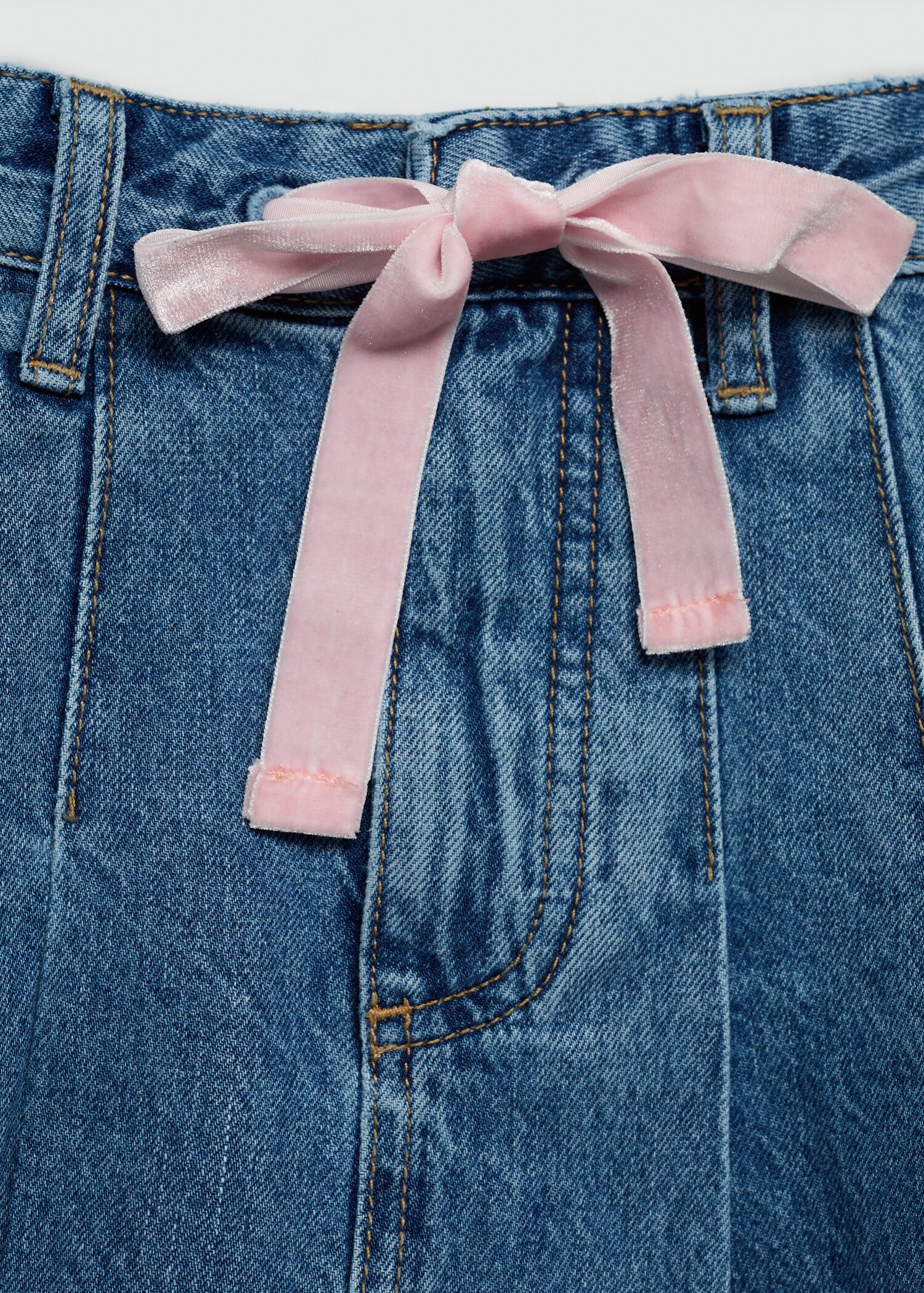 Denim mini-skirt - Details of the article 8