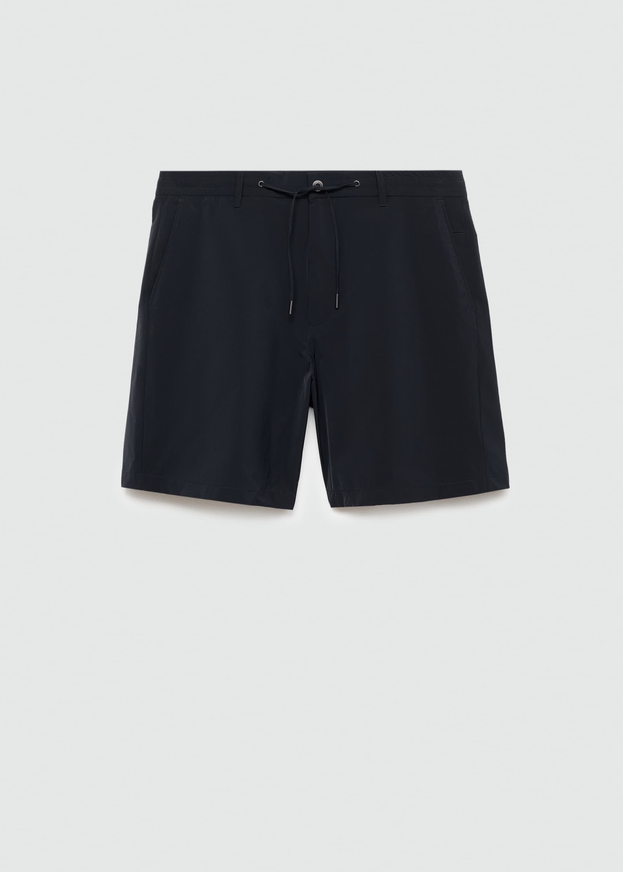 Regular-fit bermuda shorts with drawstring  - Article without model