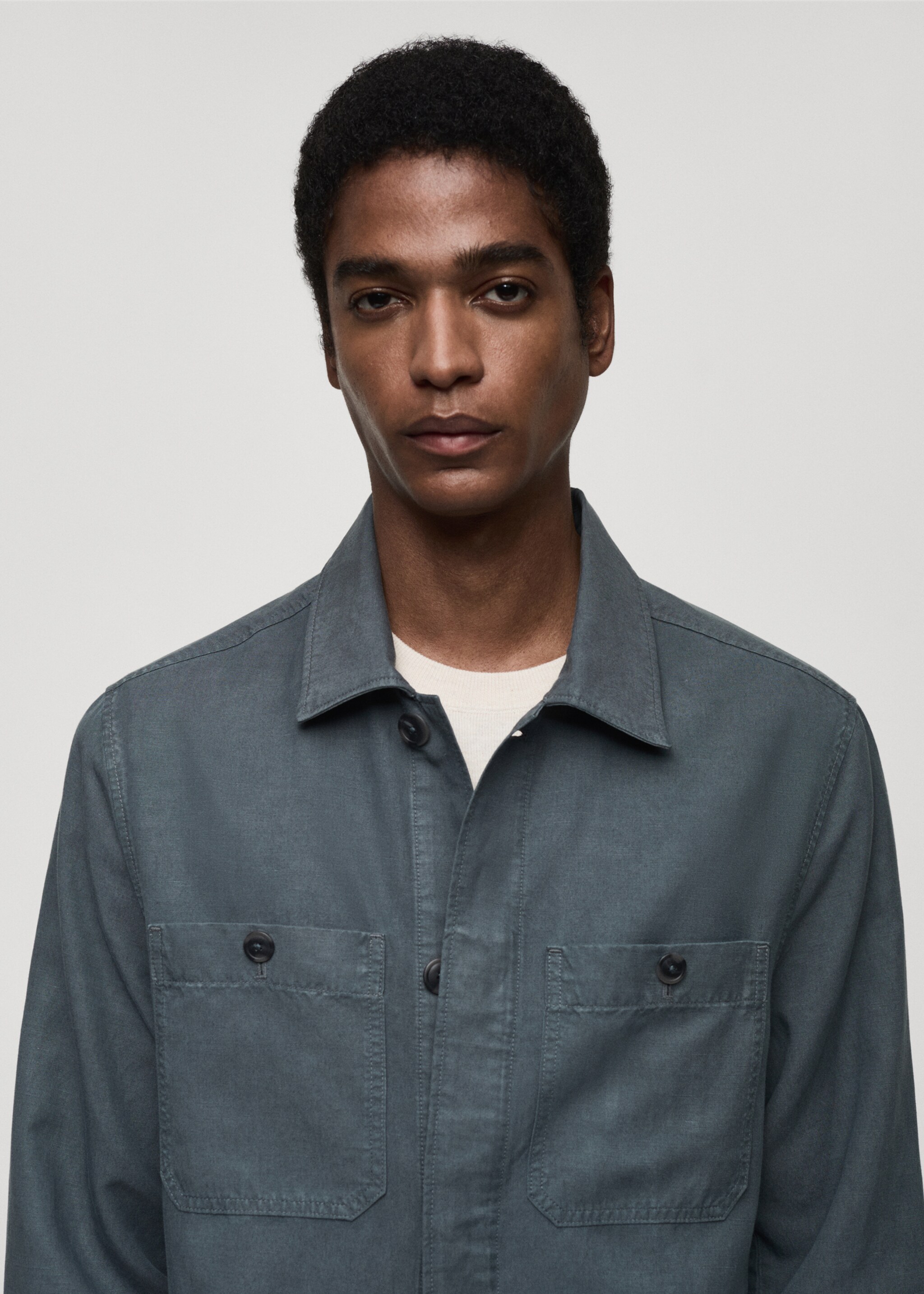 Surchemise slim-fit Tencel lin - Détail de l'article 1