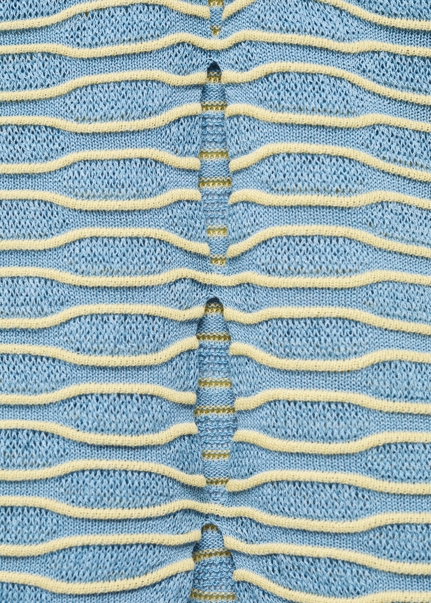 Textured knitted halter-neck top - Details of the article 8