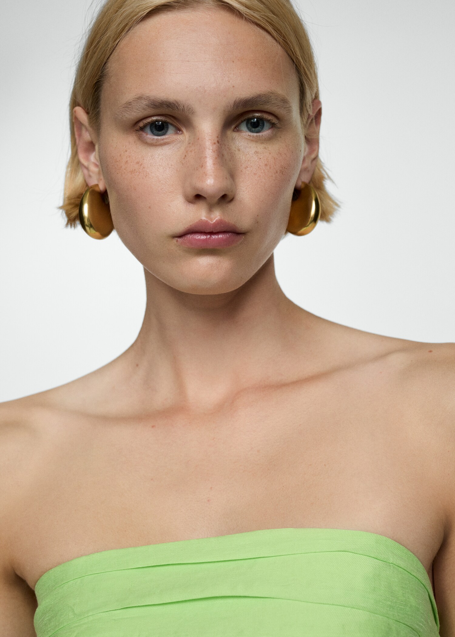 Draped crop top - Details of the article 1