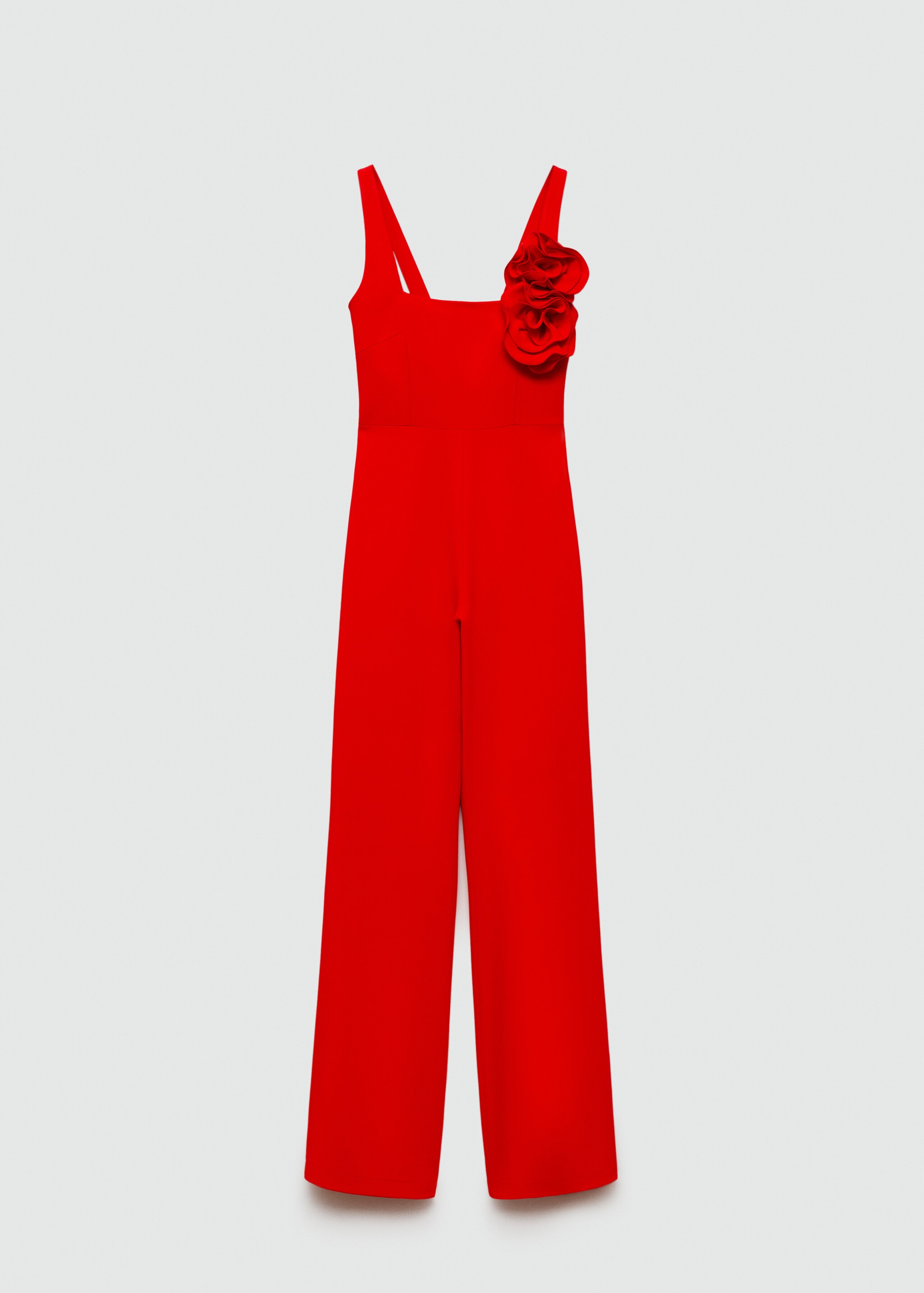 Maxi-flower flared jumpsuit - Article without model