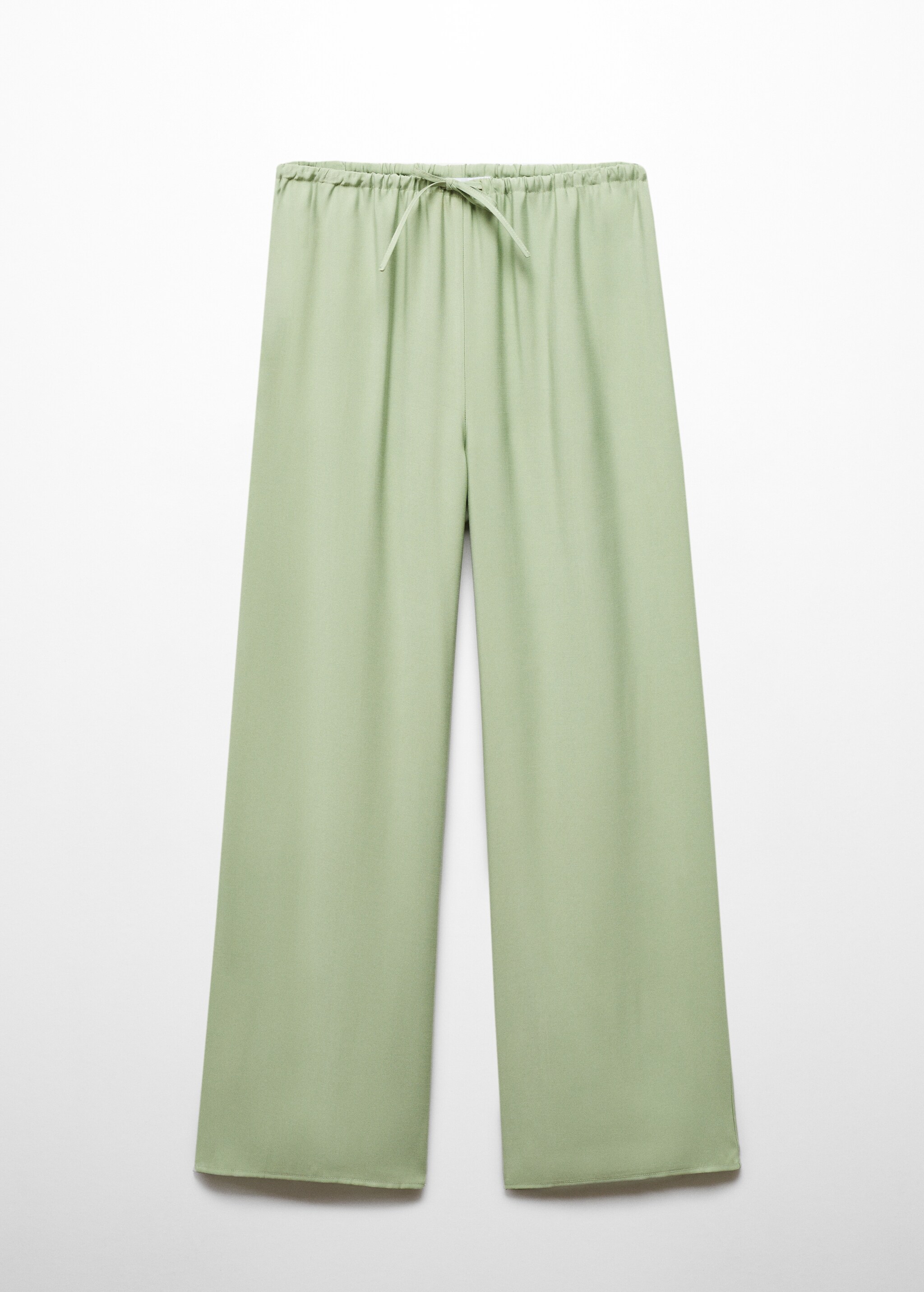 Wideleg trousers with elastic waist - Article without model