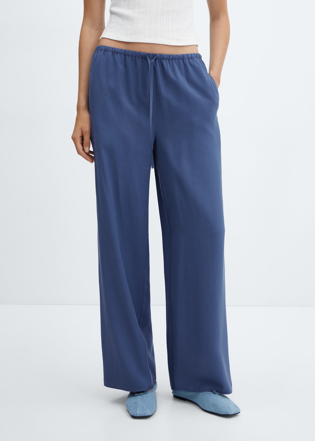 Adjustable waist trousers mango outlet