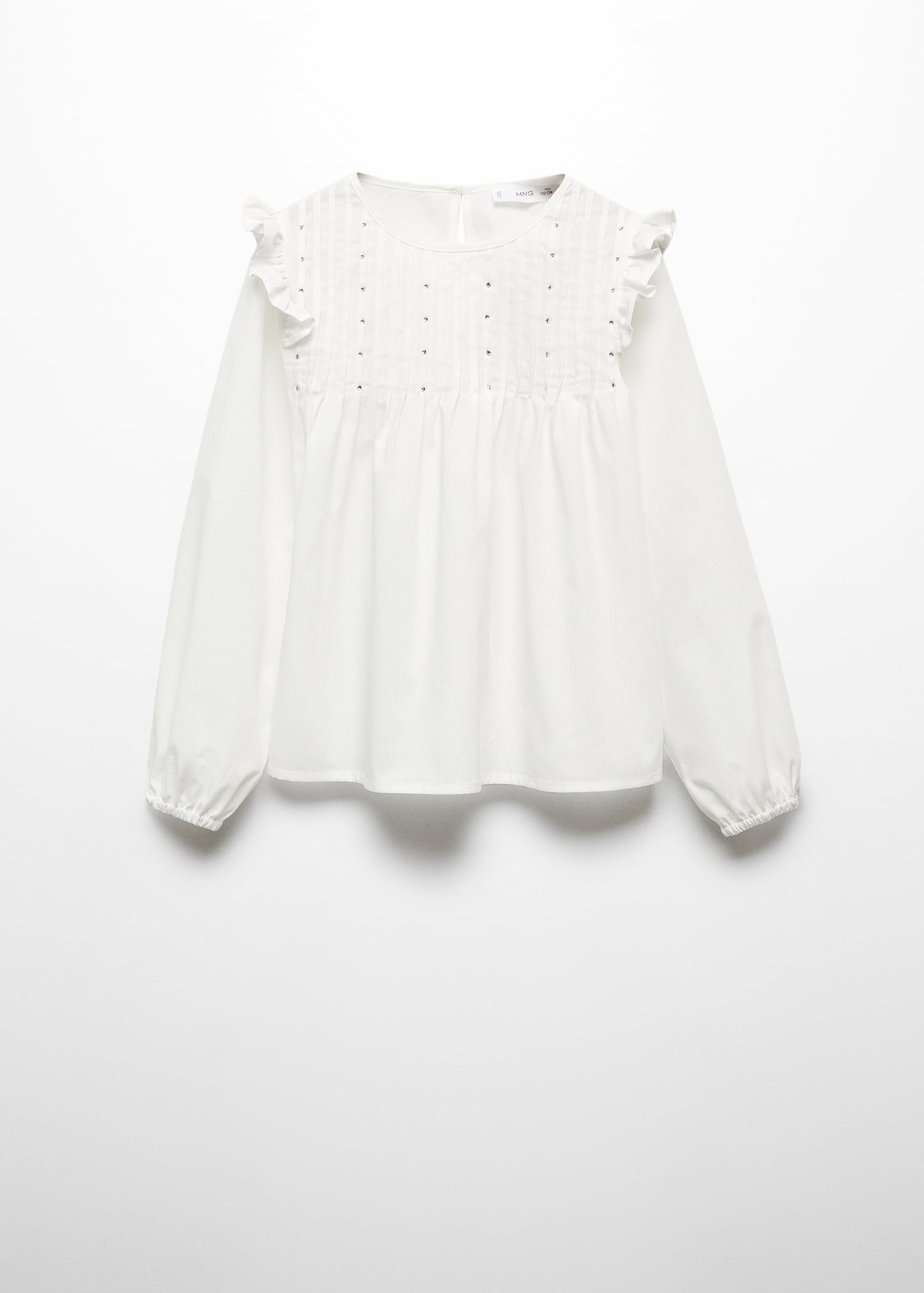 Ruffled cotton blouse - Article without model