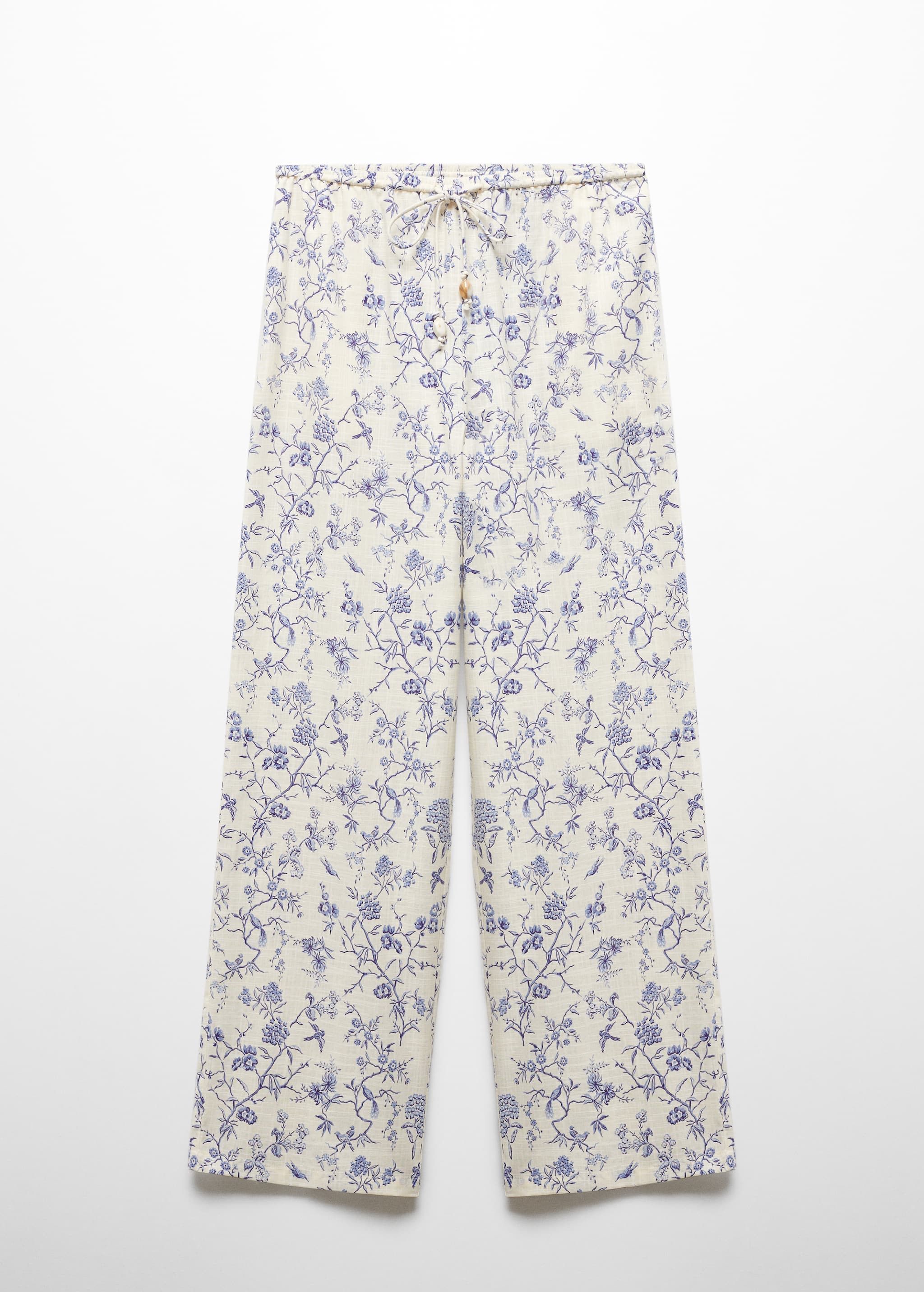 Printed cotton trousers - Article without model