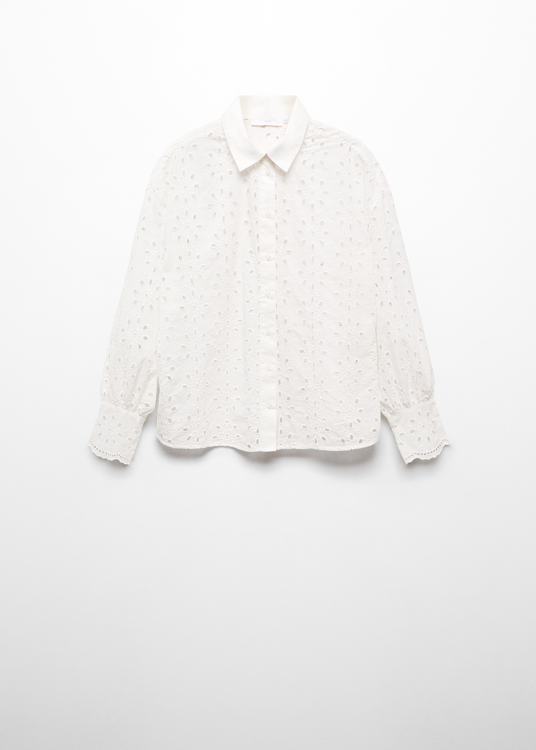 Embroidered cotton shirt - Article without model