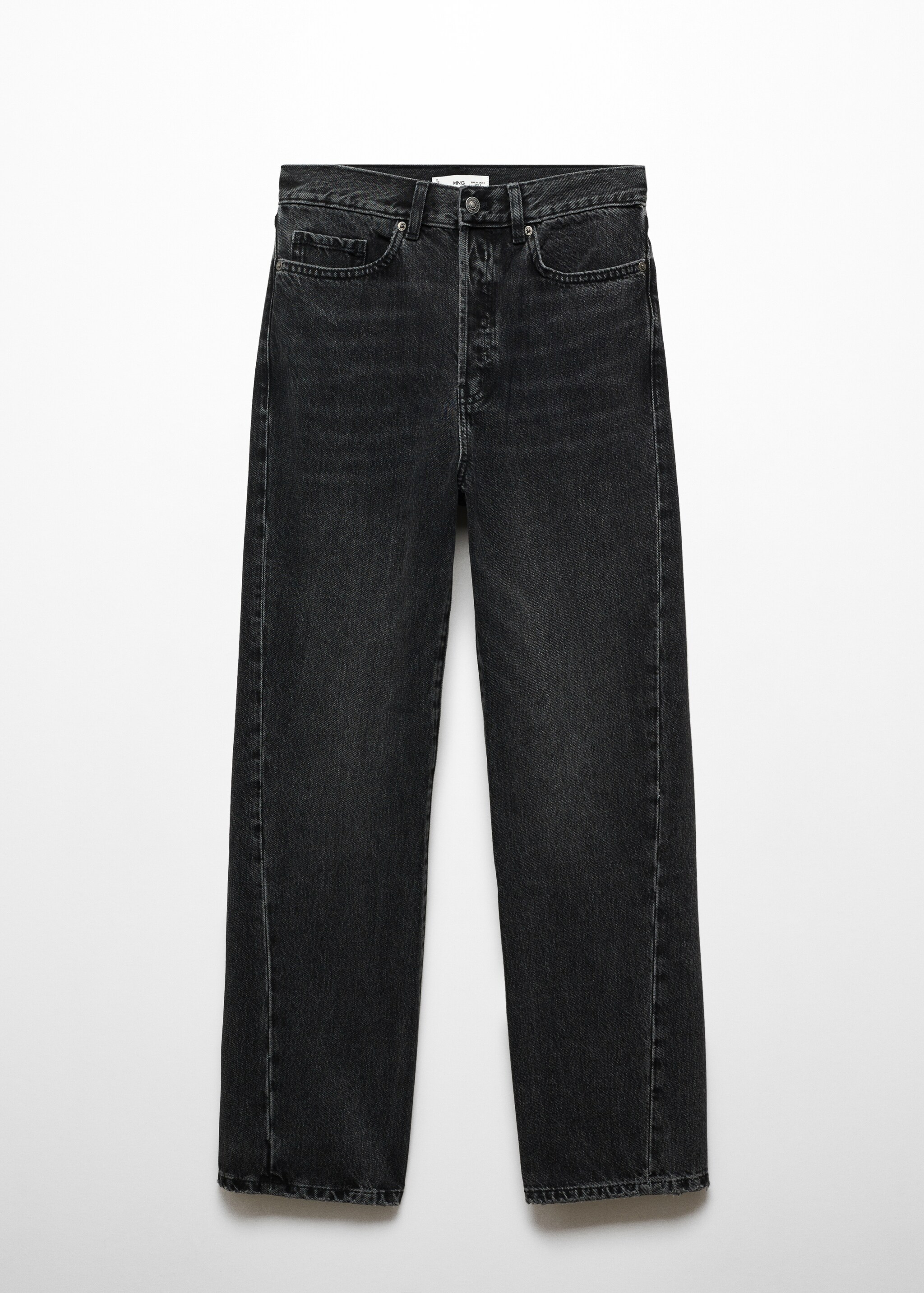Straight jeans with forward seams - Article without model